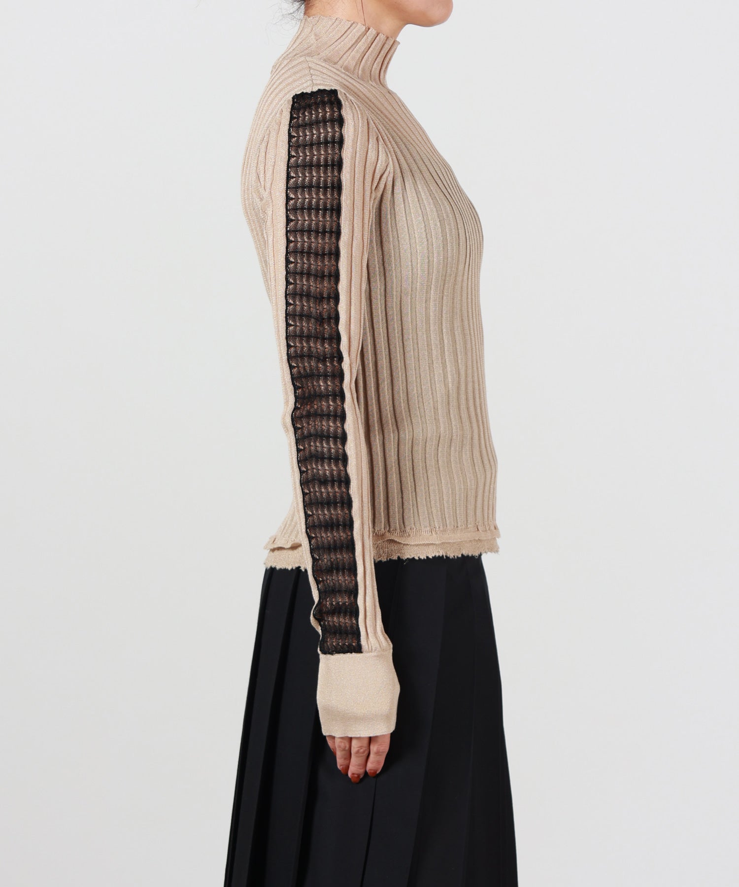 AKANE UTSUNOMIYA(アカネウツノミヤ)】 TURTLENECK KNIT｜PARIGOT
