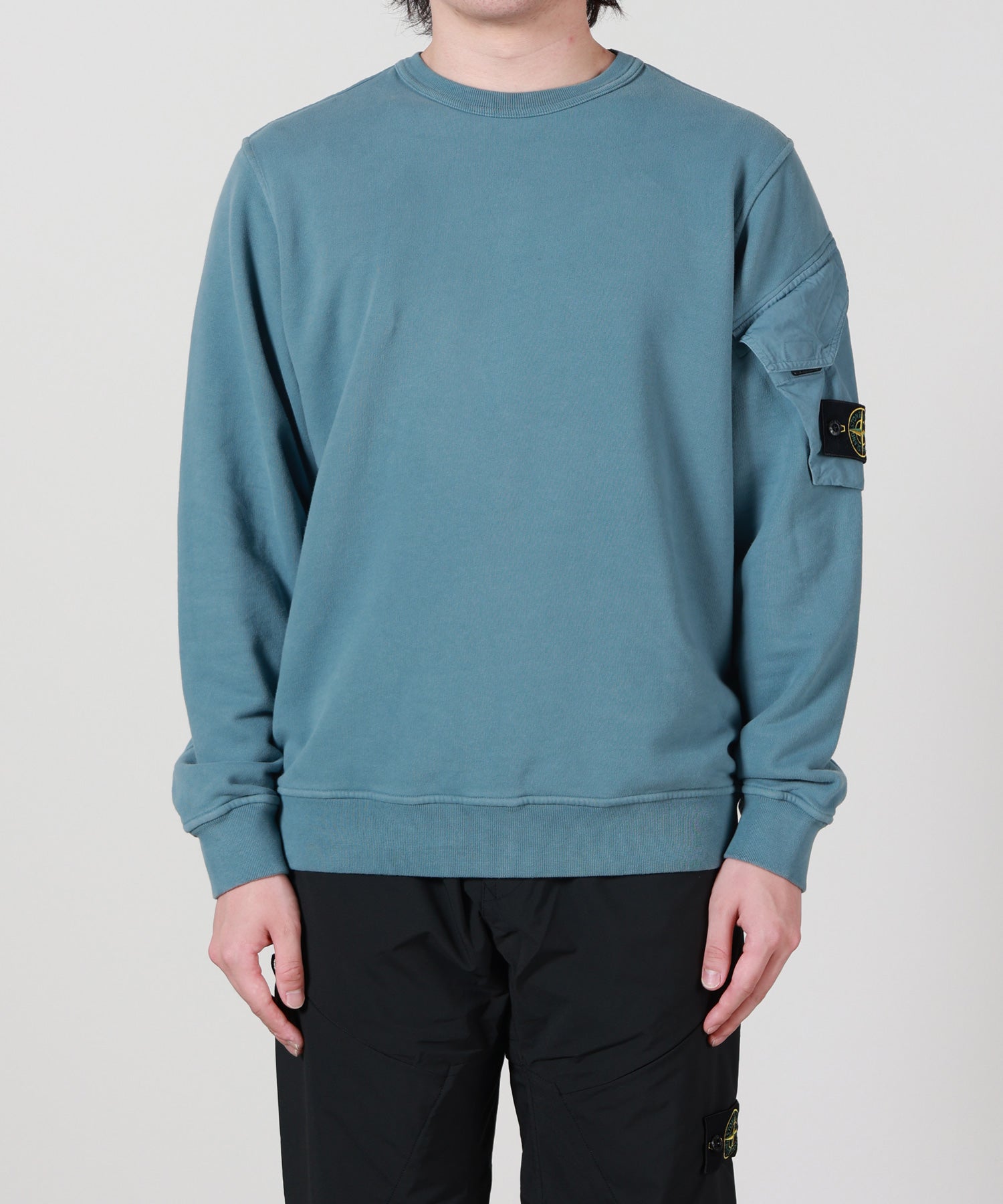 STONE ISLAND(ストーンアイランド)】 オーガニックコットン クルー