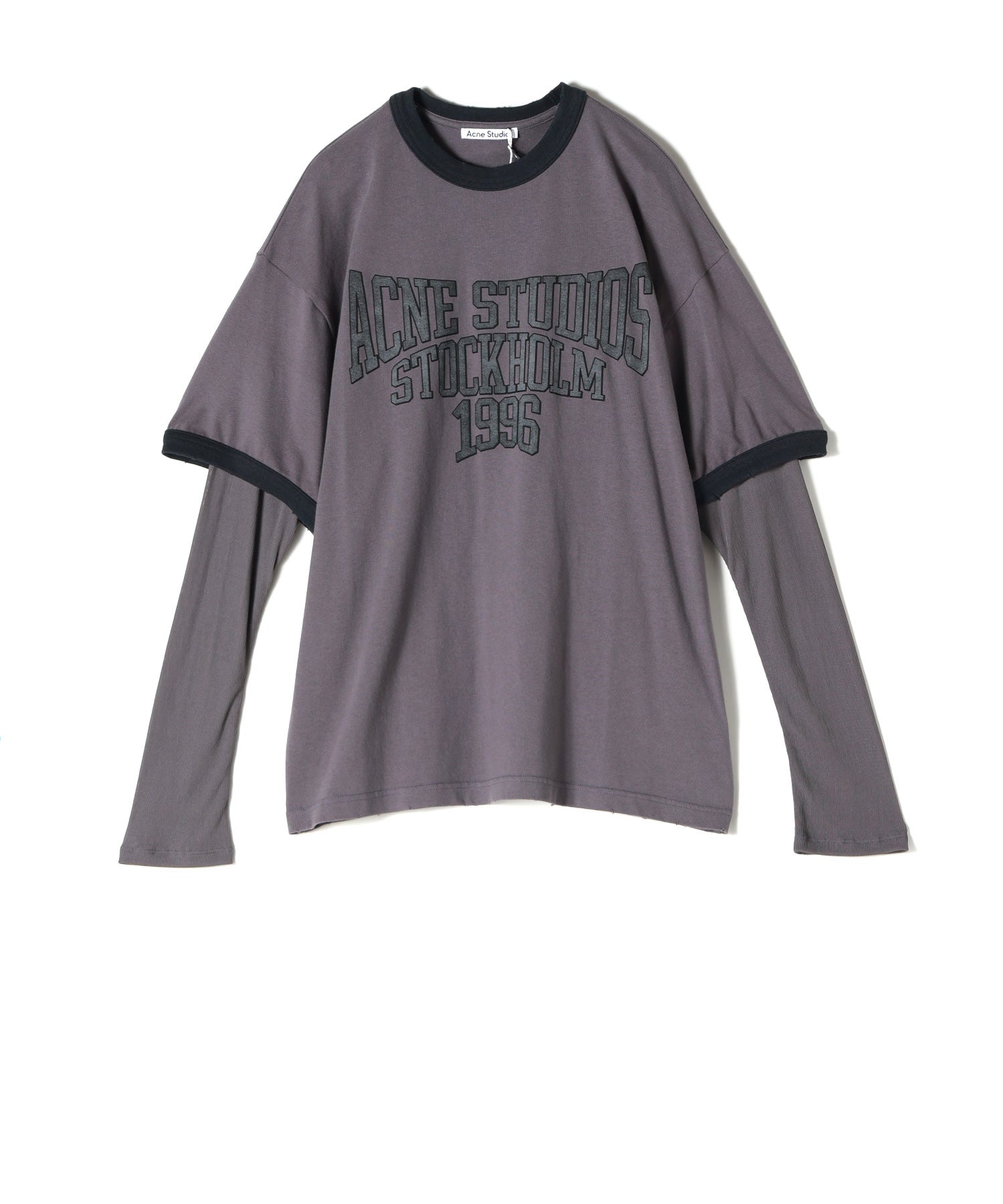 Acne Studios(アクネストゥディオズ)】 レイヤードグラフィックTシャツ