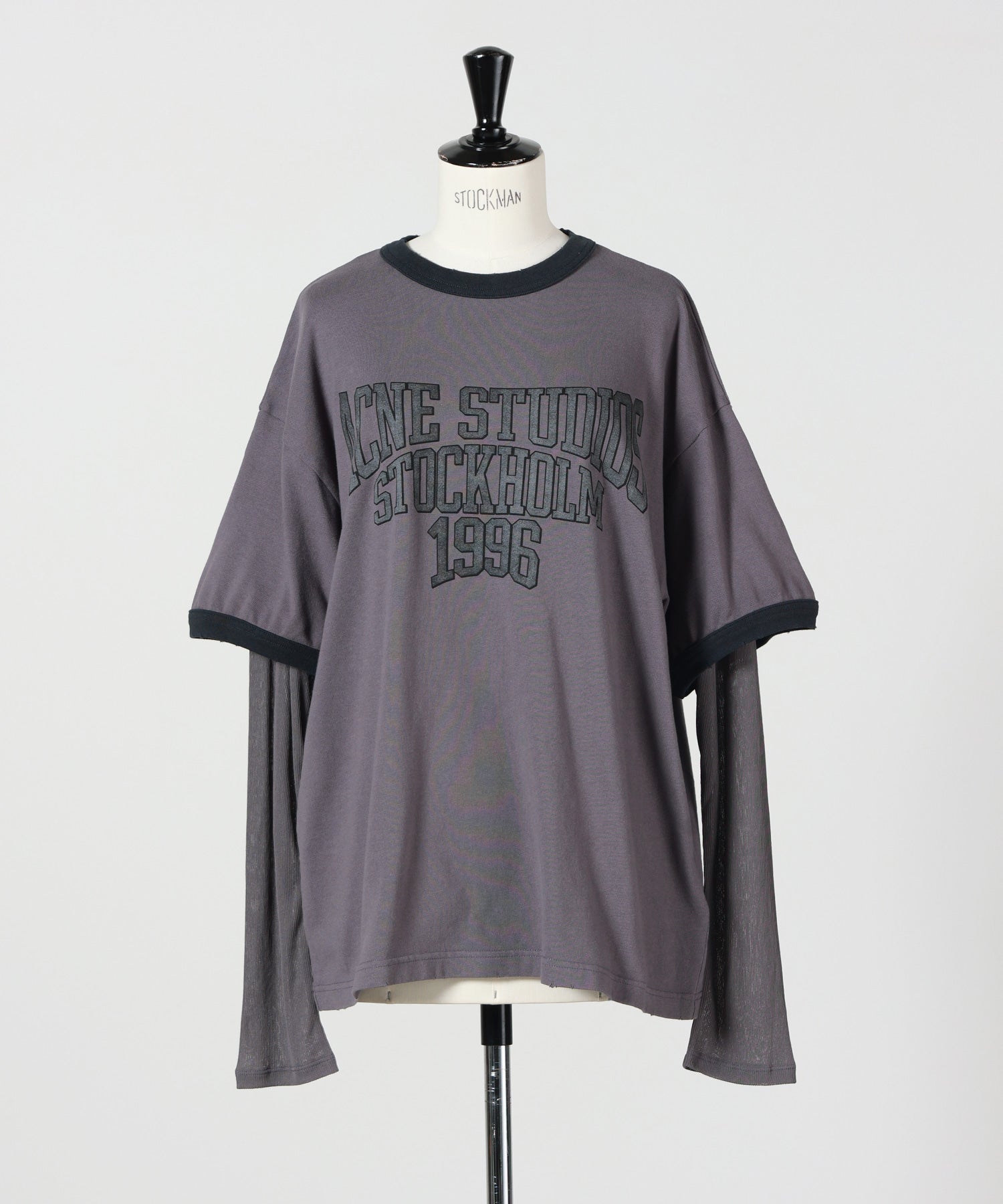 Acne Studios(アクネストゥディオズ)】 レイヤードグラフィックTシャツ