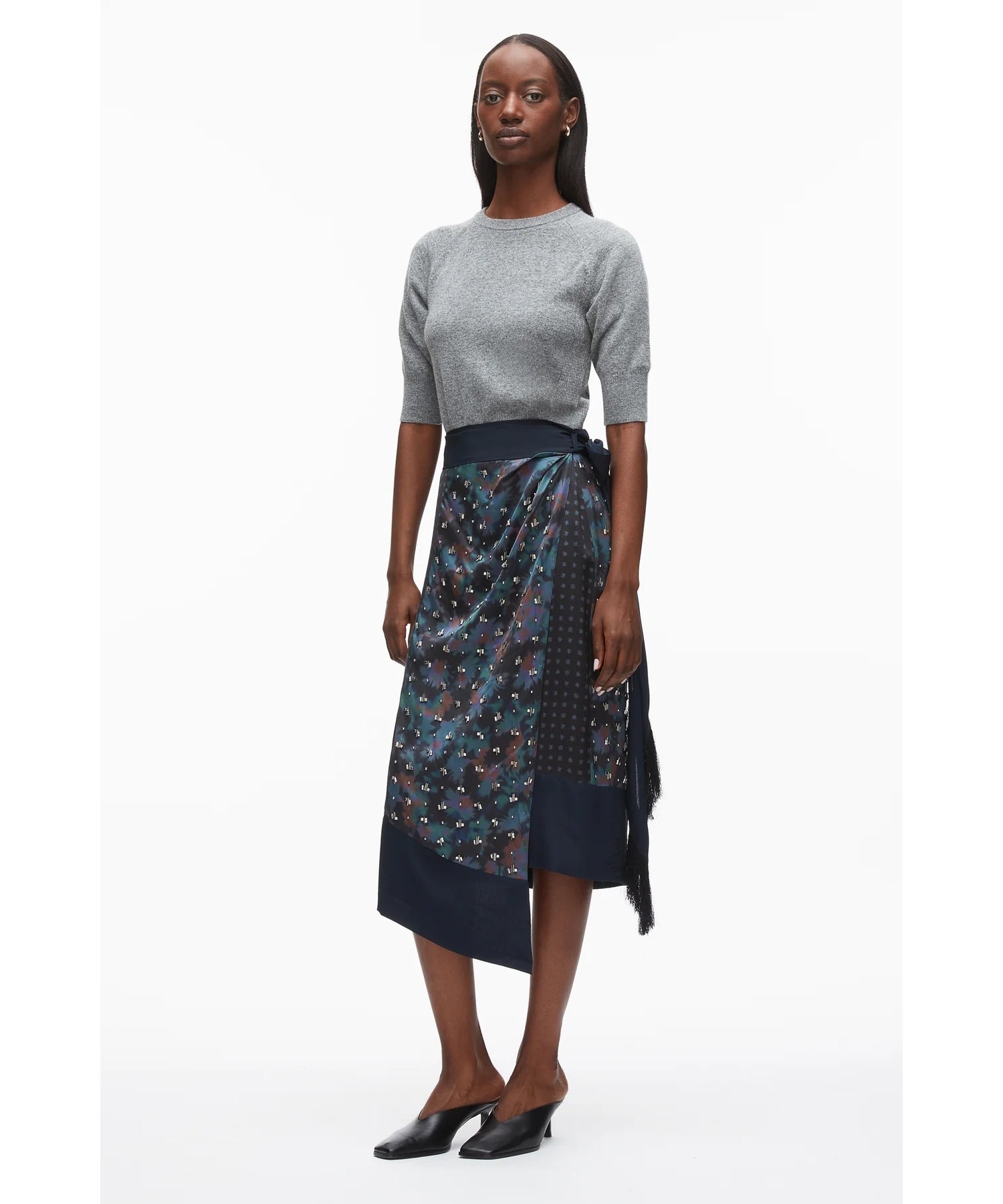 3.1 PHILLIP LIM ビニールレーススカート 3.1 Phillip Lim(スリーワン フィリップリム)】 Desert Floral Draped