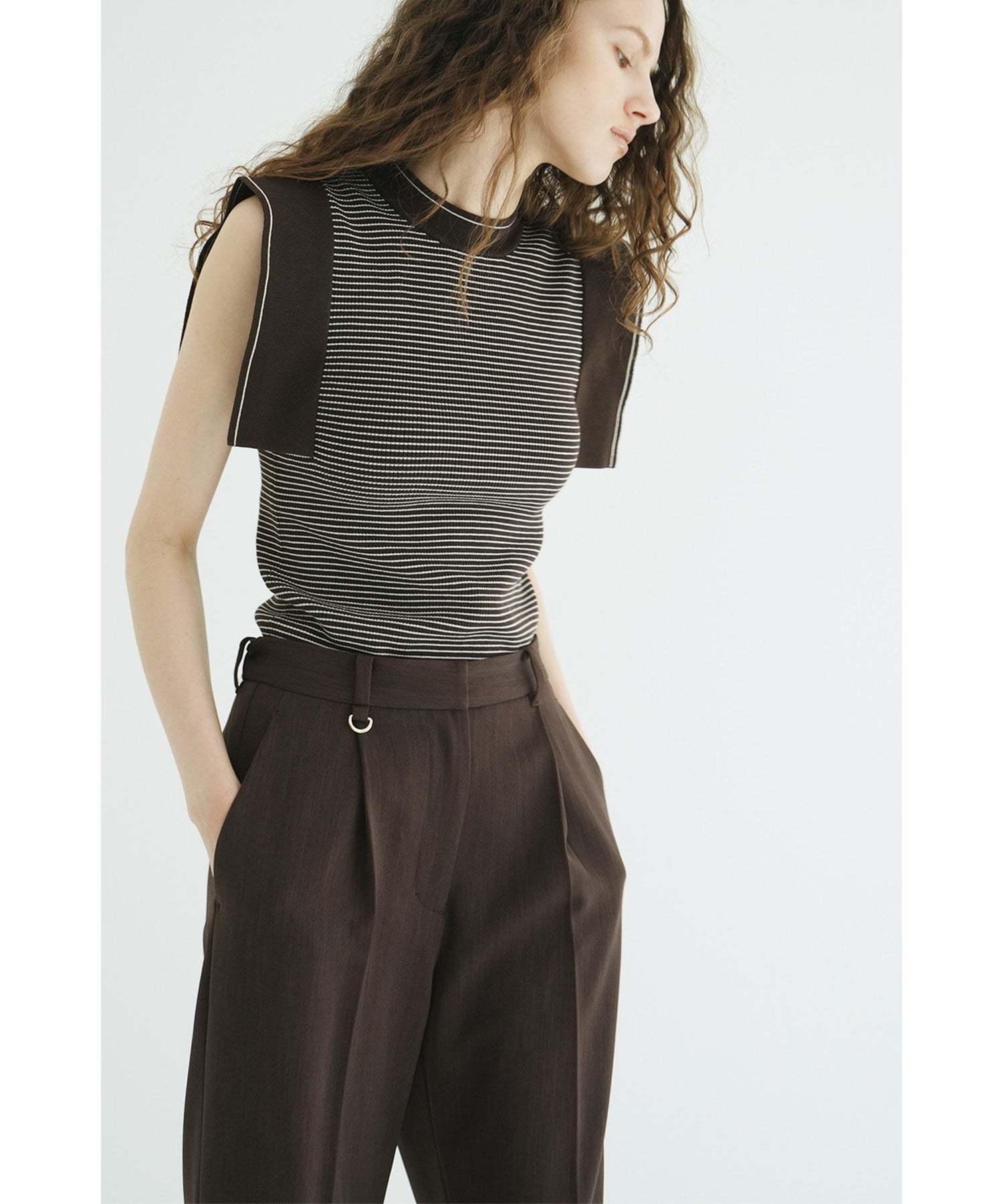 CLANE(クラネ)】 SQUARE SLEEVE KNIT TOPS｜PARIGOT ONLINE（パリゴ