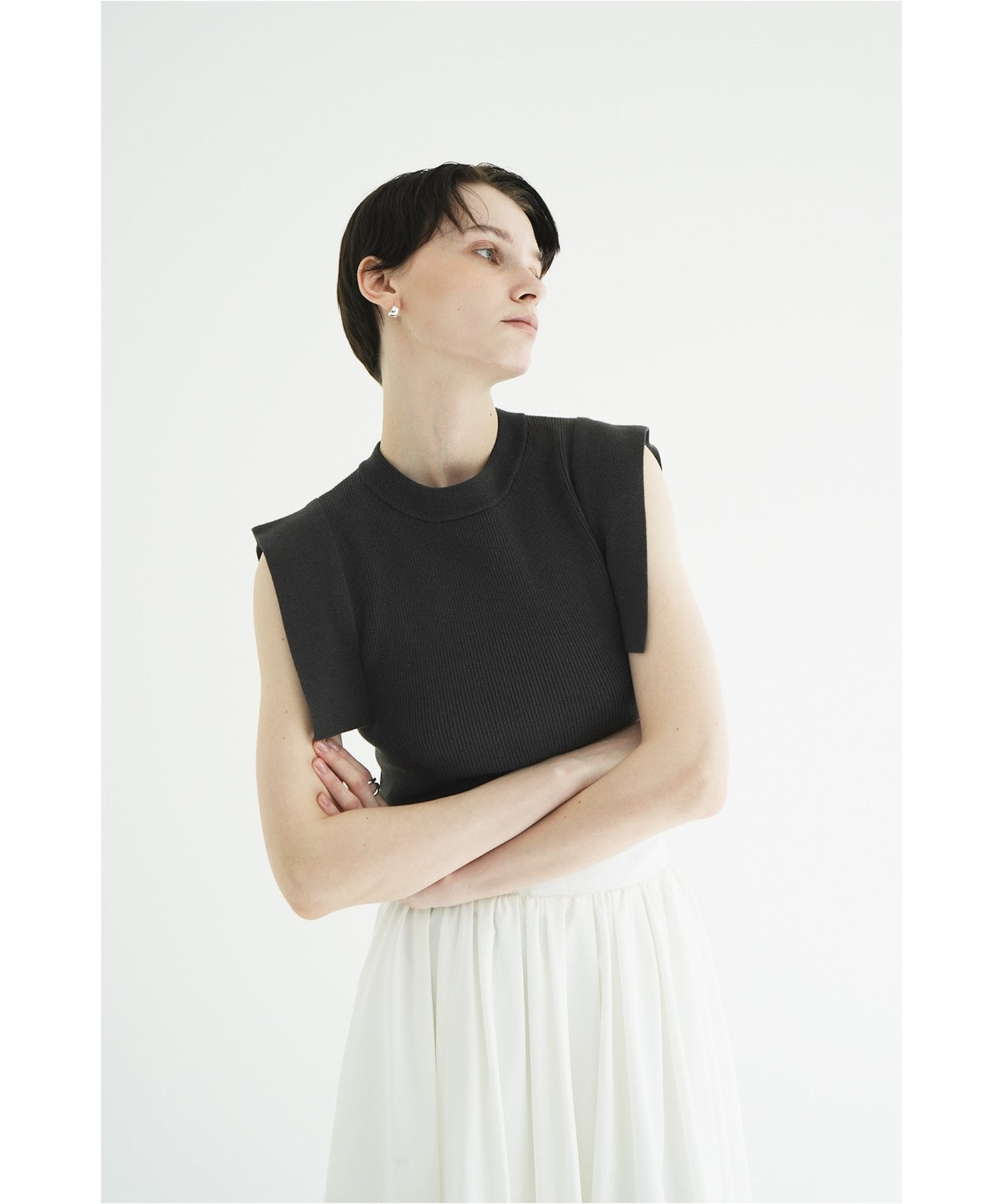 CLANE(クラネ)】 SQUARE SLEEVE KNIT TOPS｜PARIGOT ONLINE（パリゴ