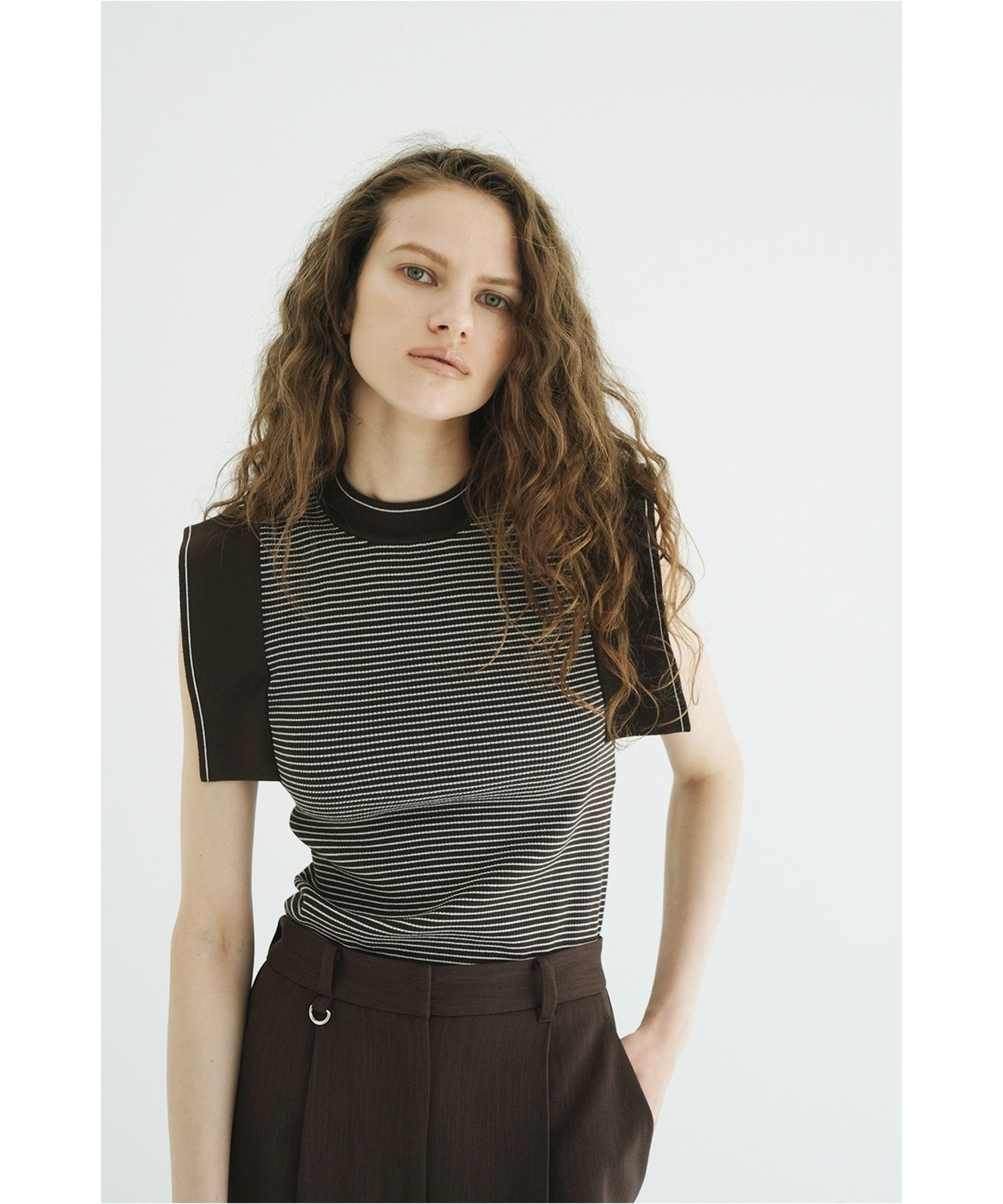 CLANE(クラネ)】 SQUARE SLEEVE KNIT TOPS｜PARIGOT ONLINE（パリゴ