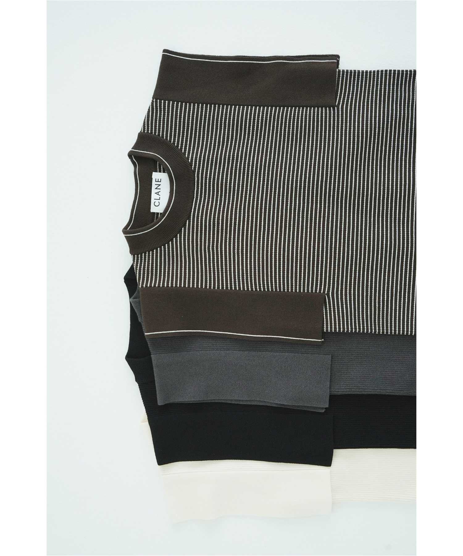 CLANE(クラネ)】 SQUARE SLEEVE KNIT TOPS｜PARIGOT ONLINE（パリゴ