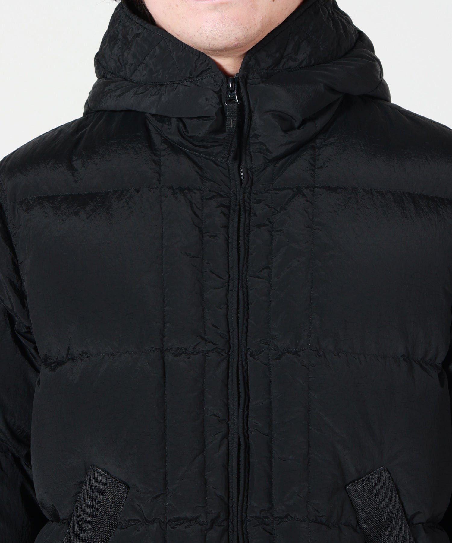 ［即日発送］STONE  ダウンジャケット フード　タグ付き STONE ISLAND(ストーンアイランド)】 フード付ダウンジャケット