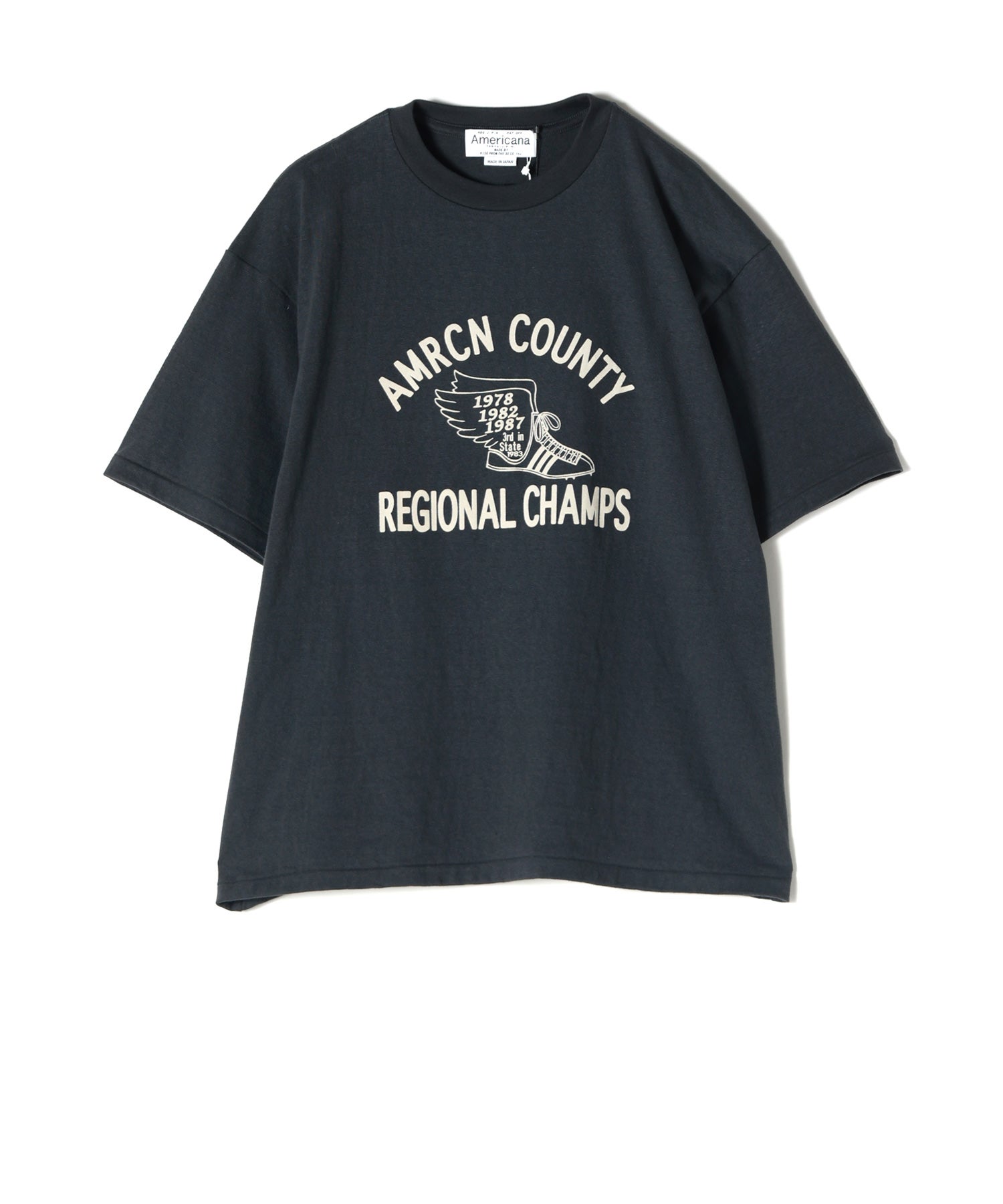 AMERICANA(アメリカーナ)】 フロッキープリントTシャツ｜PARIGOT