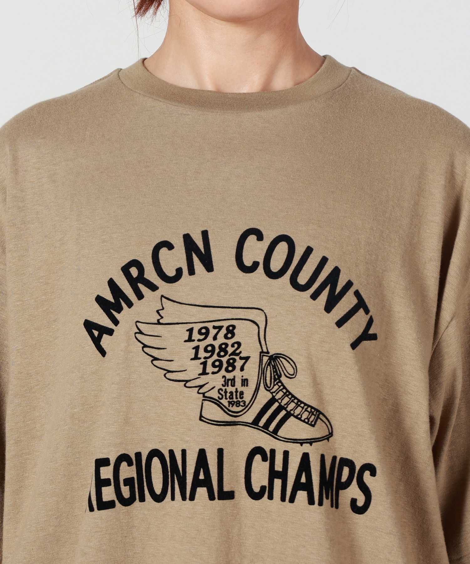 AMERICANA(アメリカーナ)】 フロッキープリントTシャツ｜PARIGOT