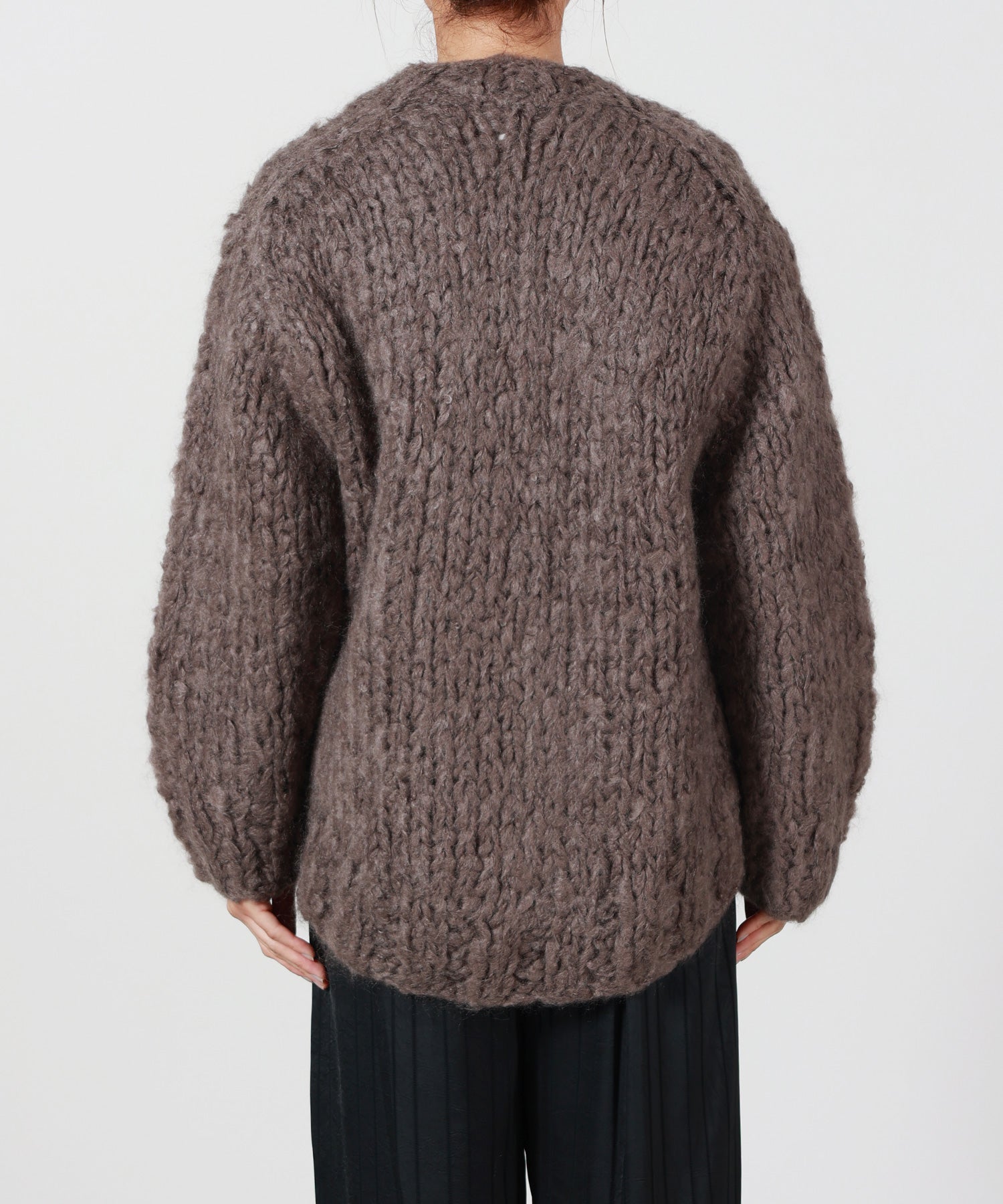 ATON(エイトン)】 HAND KNIT | CARDIGAN｜PARIGOT ONLINE（パリゴ