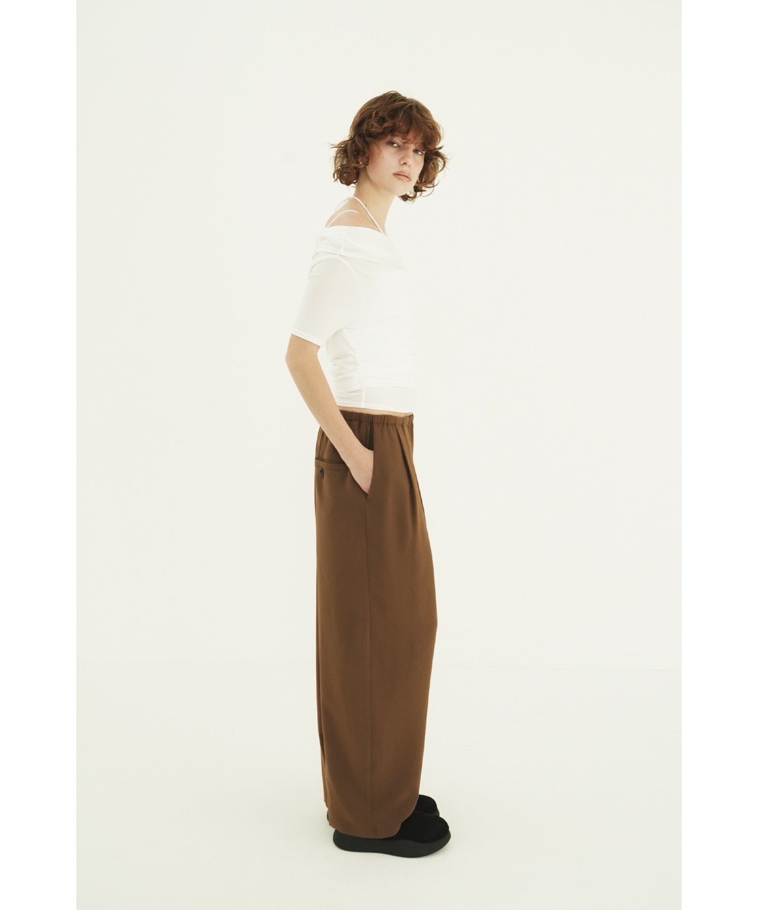 CLANE(クラネ)】 DRAWSTRING LOOSE TUCK PANTS｜PARIGOT ONLINE