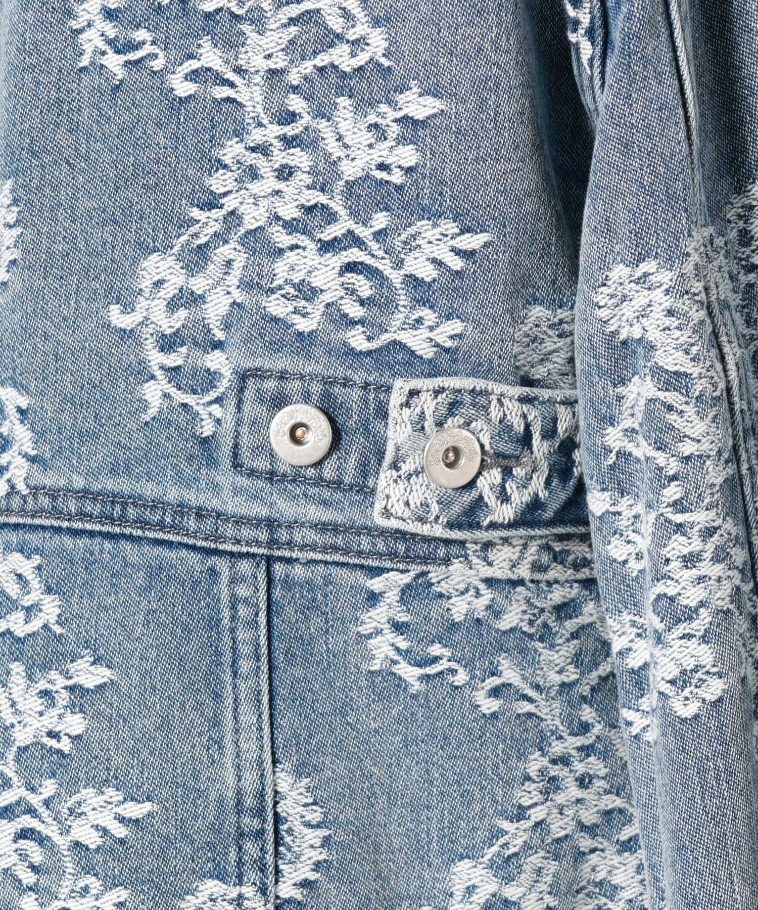 FETICO(フェティコ)】 LACE JACQUARD SKIPPER DENIM JACKET｜PARIGOT