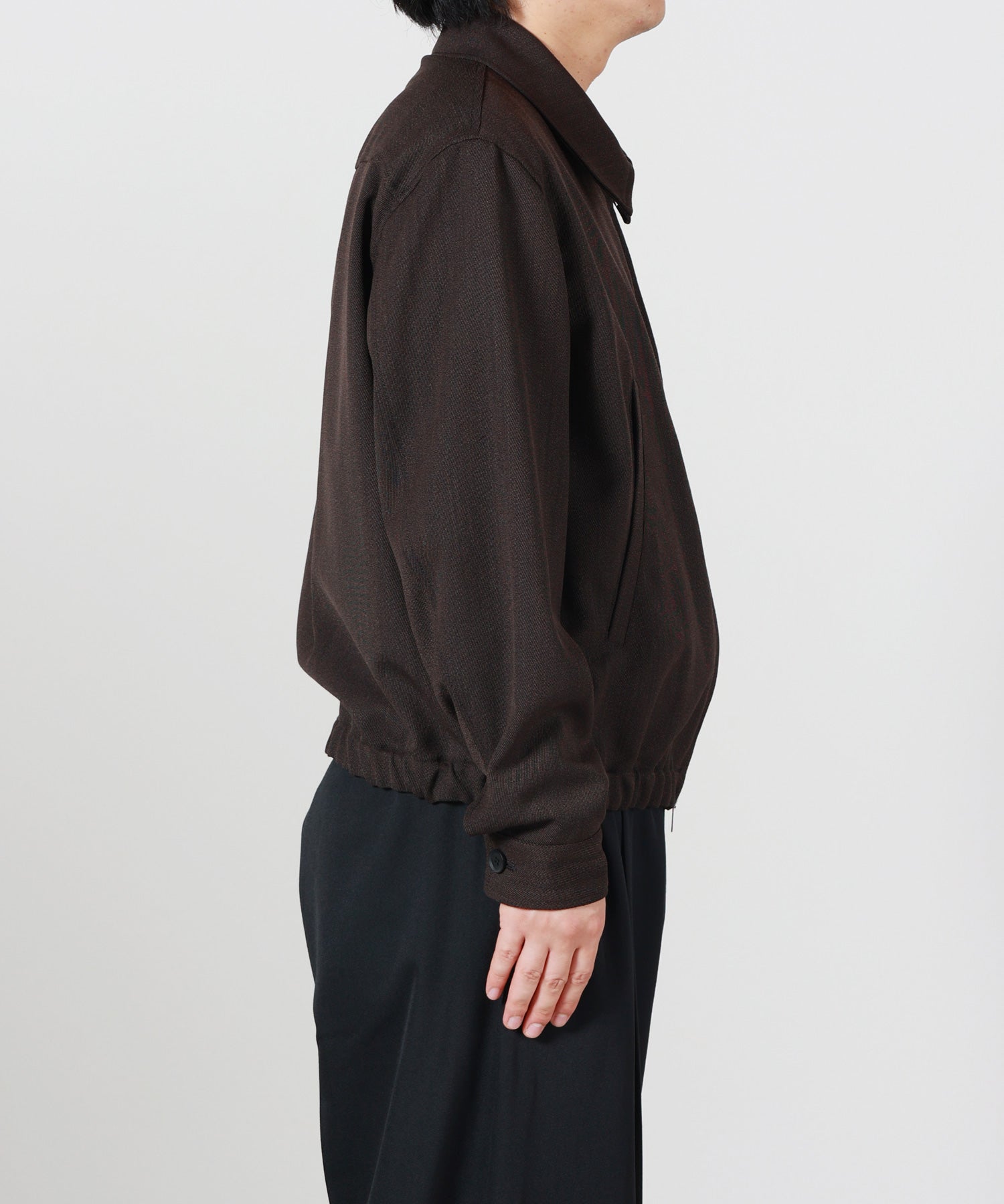 YOKE(ヨーク)】 Twisted Gabardine Zip Blouson｜PARIGOT ONLINE