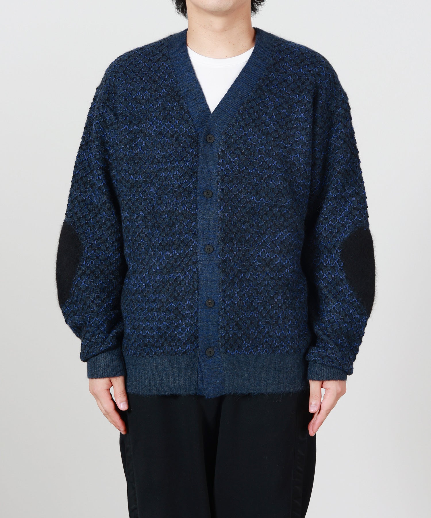 TOGA VIRILIS(トーガ ビリリース)】 HEART KNIT CARDIGAN｜PARIGOT