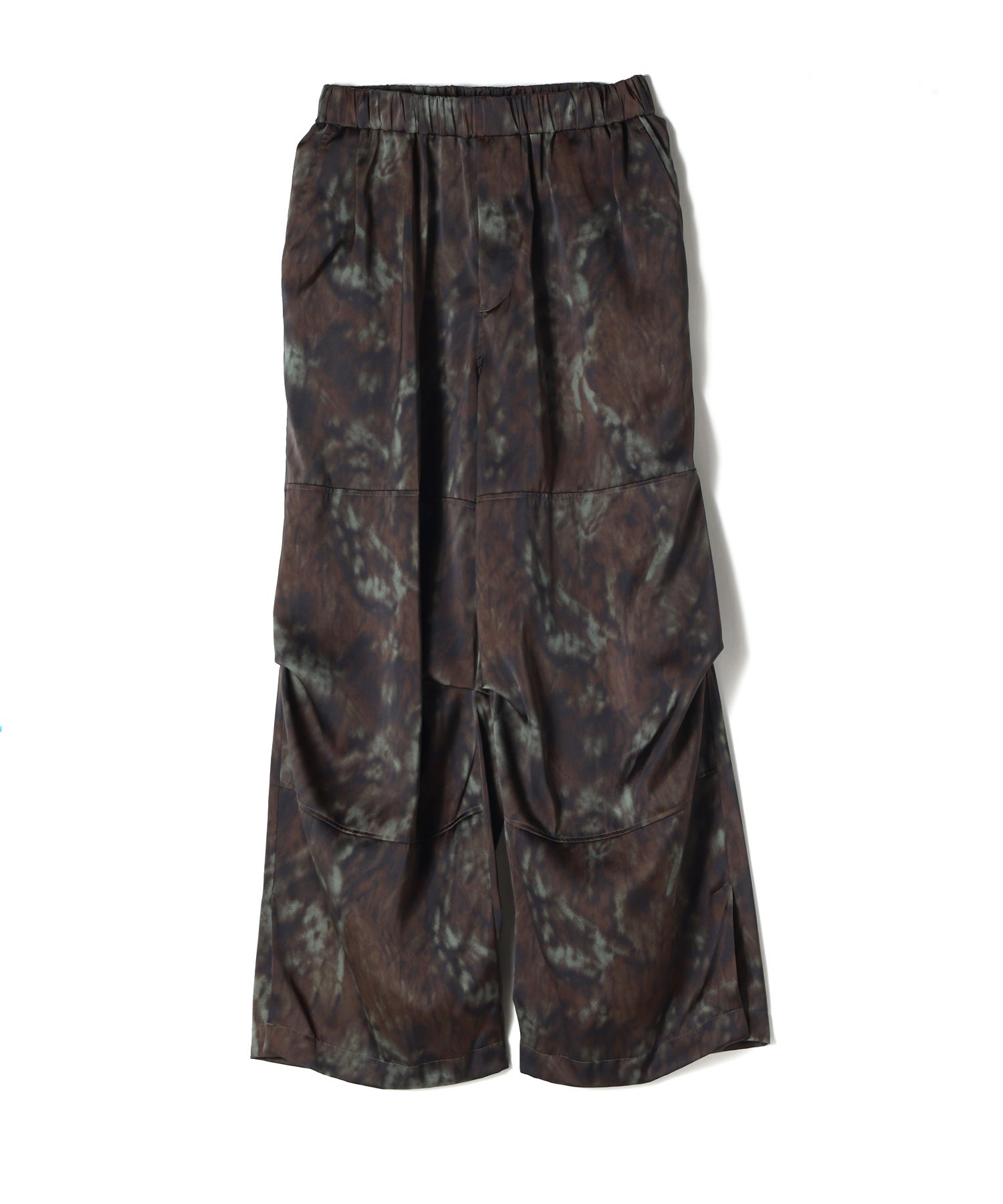 08sircus Bokashi camouflage vintage satin pants