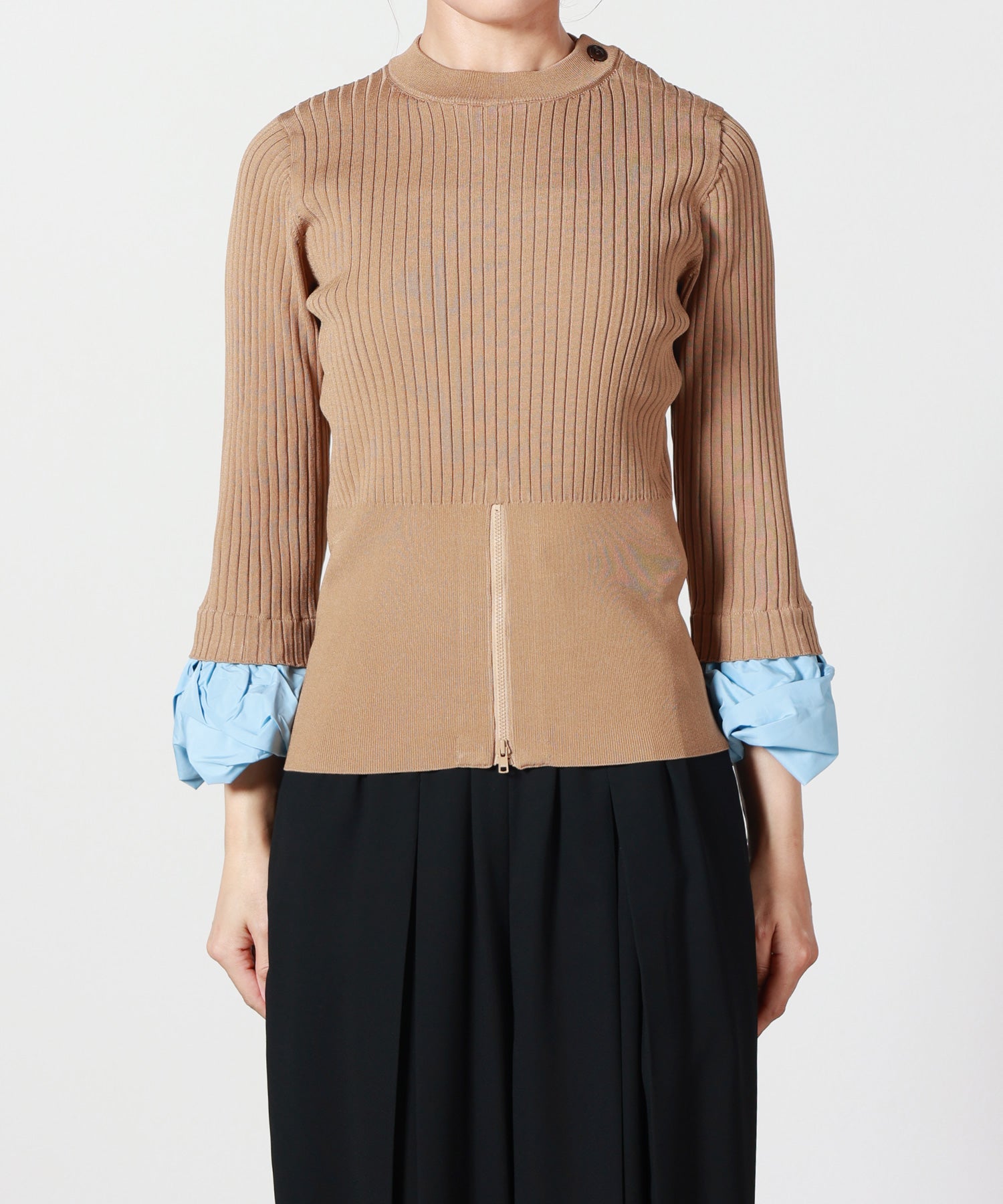 TOGA PULLA(トーガプルラ)】 RIB KNIT TOP｜PARIGOT ONLINE（パリゴ