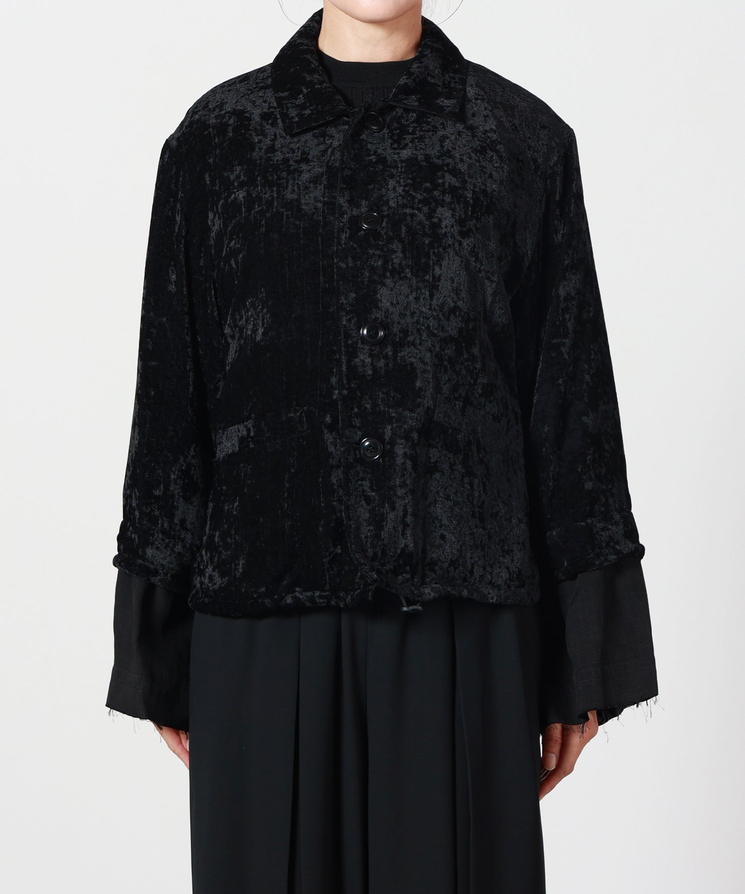TOGA PULLA(トーガプルラ)】 CRUSHED VELVET BLOUSON｜PARIGOT ONLINE