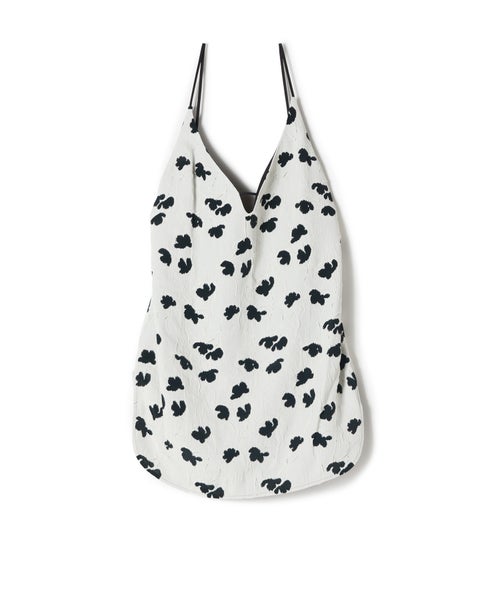 Double Layered Floral Jacquard Camisole
