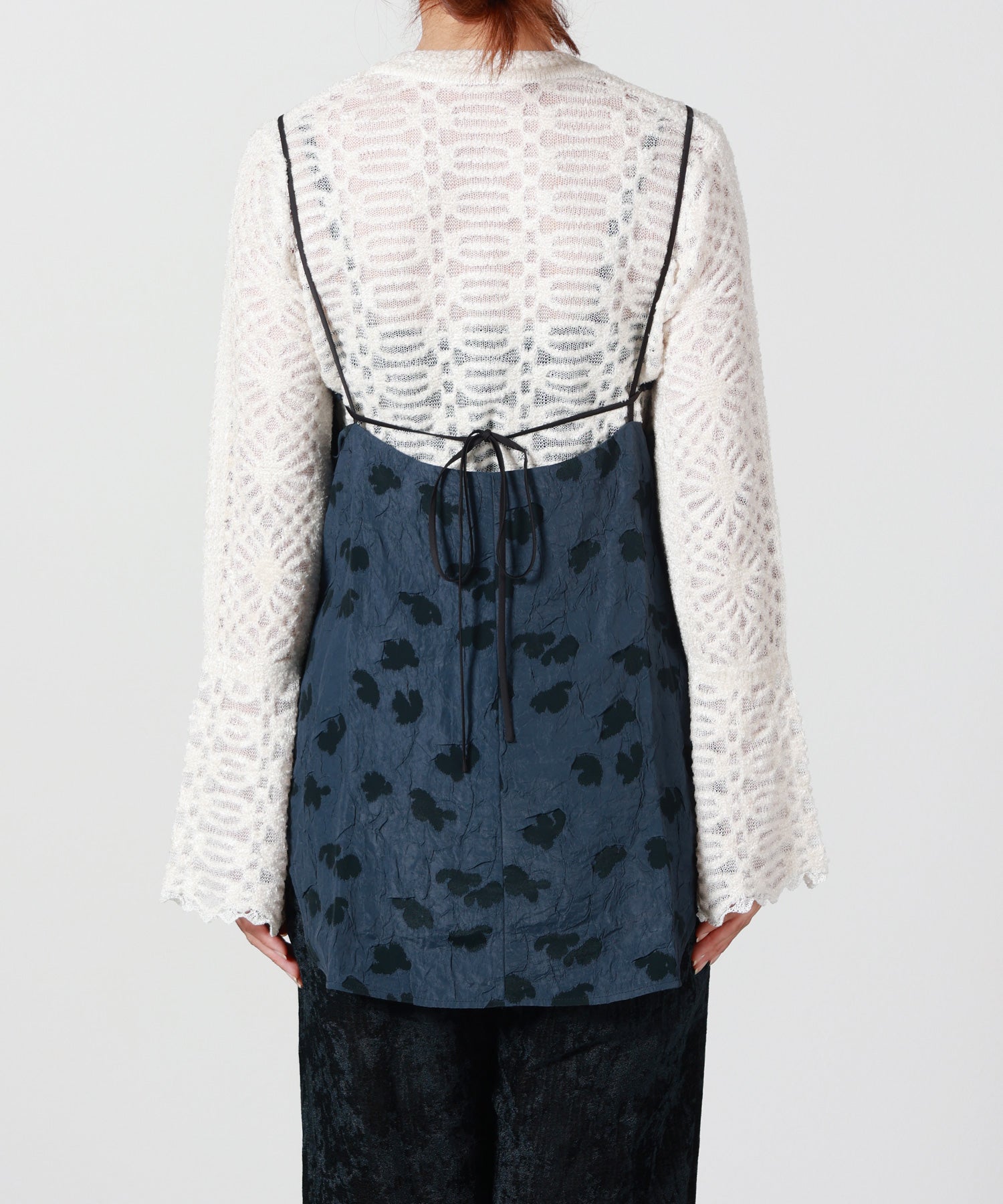 Mame Kurogouchi(マメ クロゴウチ)】 Double Layered Floral Jacquard