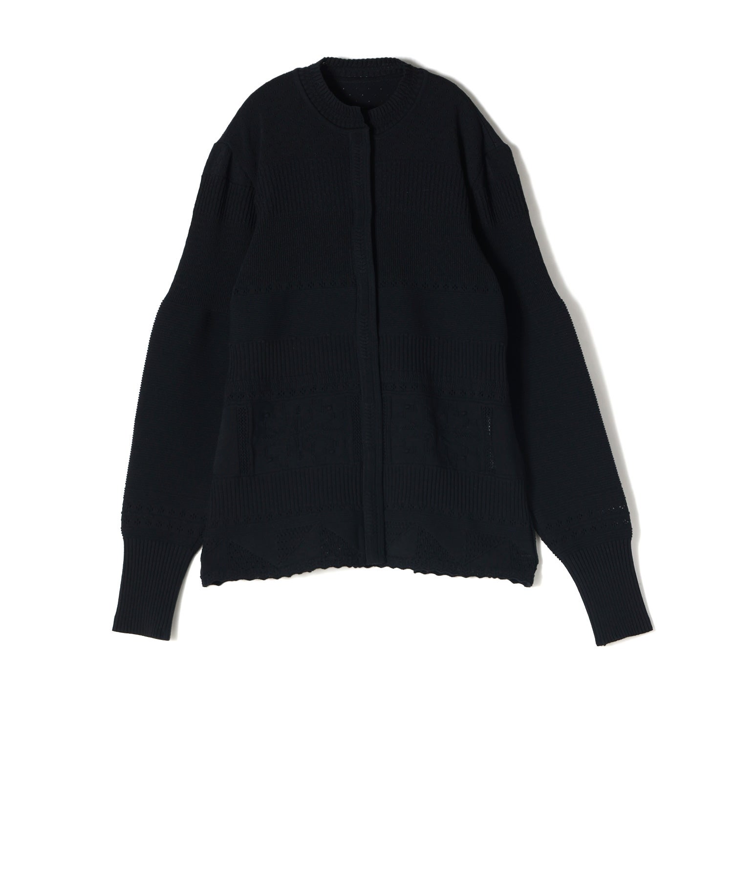 Mame Kurogouchi(マメ クロゴウチ)】 Knit Lace Cardigan｜PARIGOT