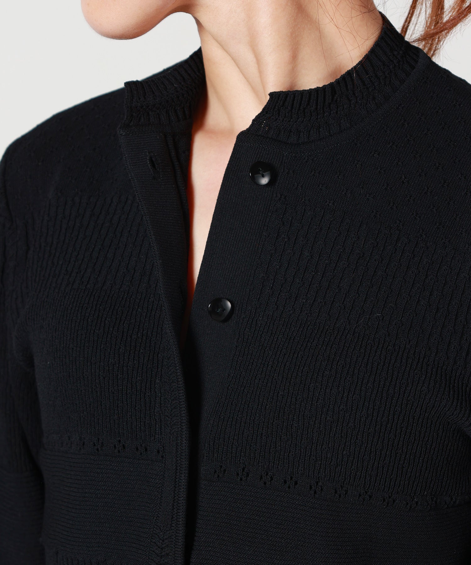 Mame Kurogouchi(マメ クロゴウチ)】 Knit Lace Cardigan｜PARIGOT