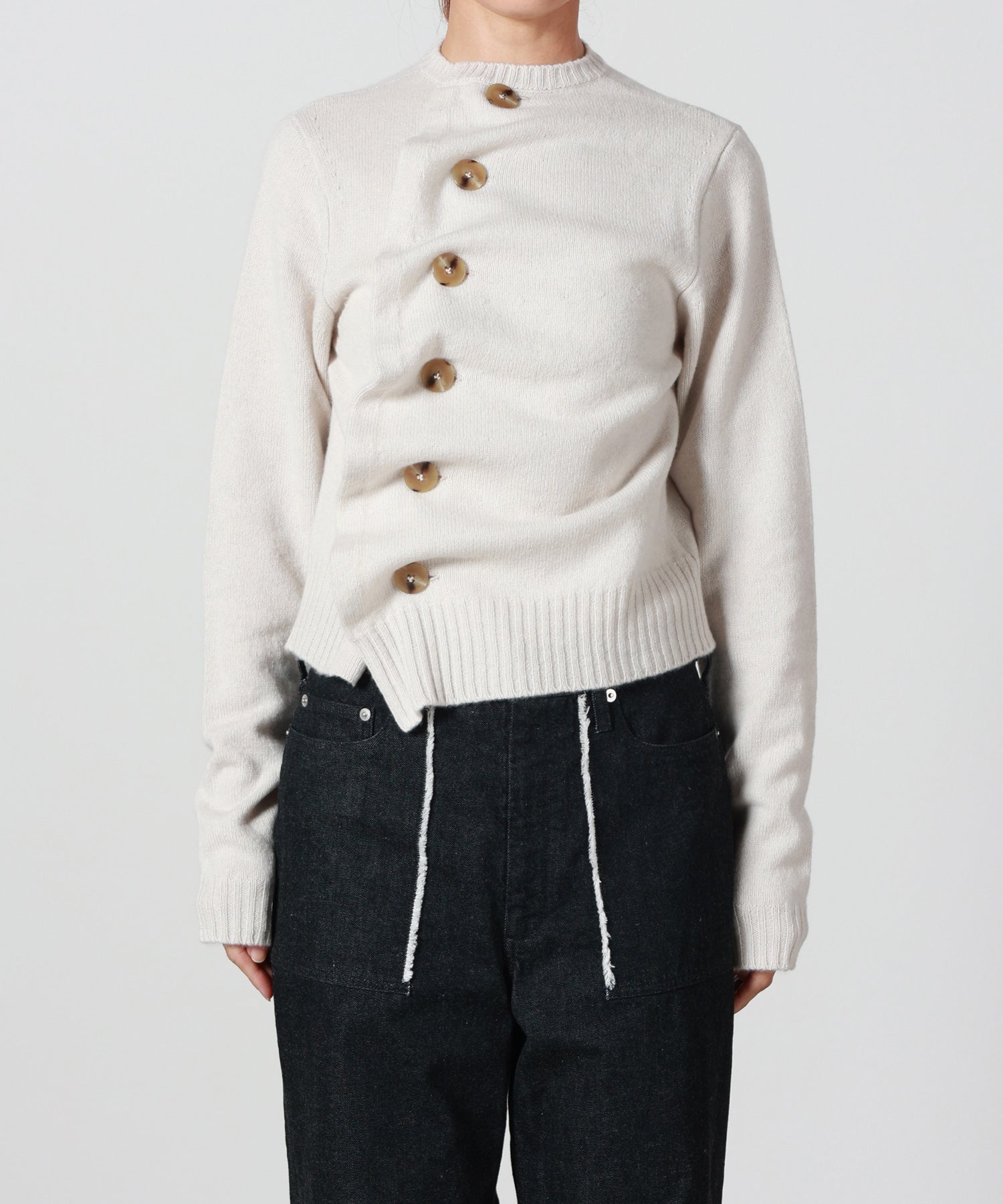 AKANE UTSUNOMIYA(アカネウツノミヤ)】WOOL CASHMERE CARDIGAN