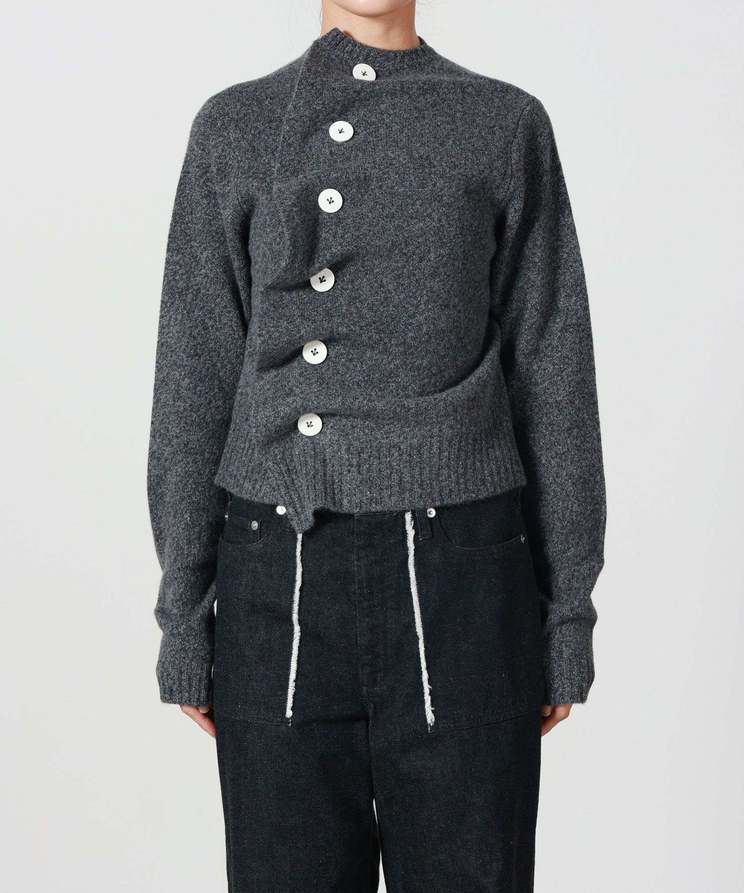 AKANE UTSUNOMIYA(アカネウツノミヤ)】WOOL CASHMERE CARDIGAN
