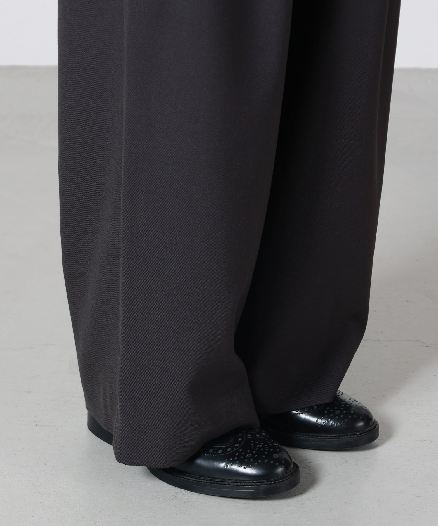 marka(マーカ)】 Recycled Polyester Wool Gabardine Double Pleated
