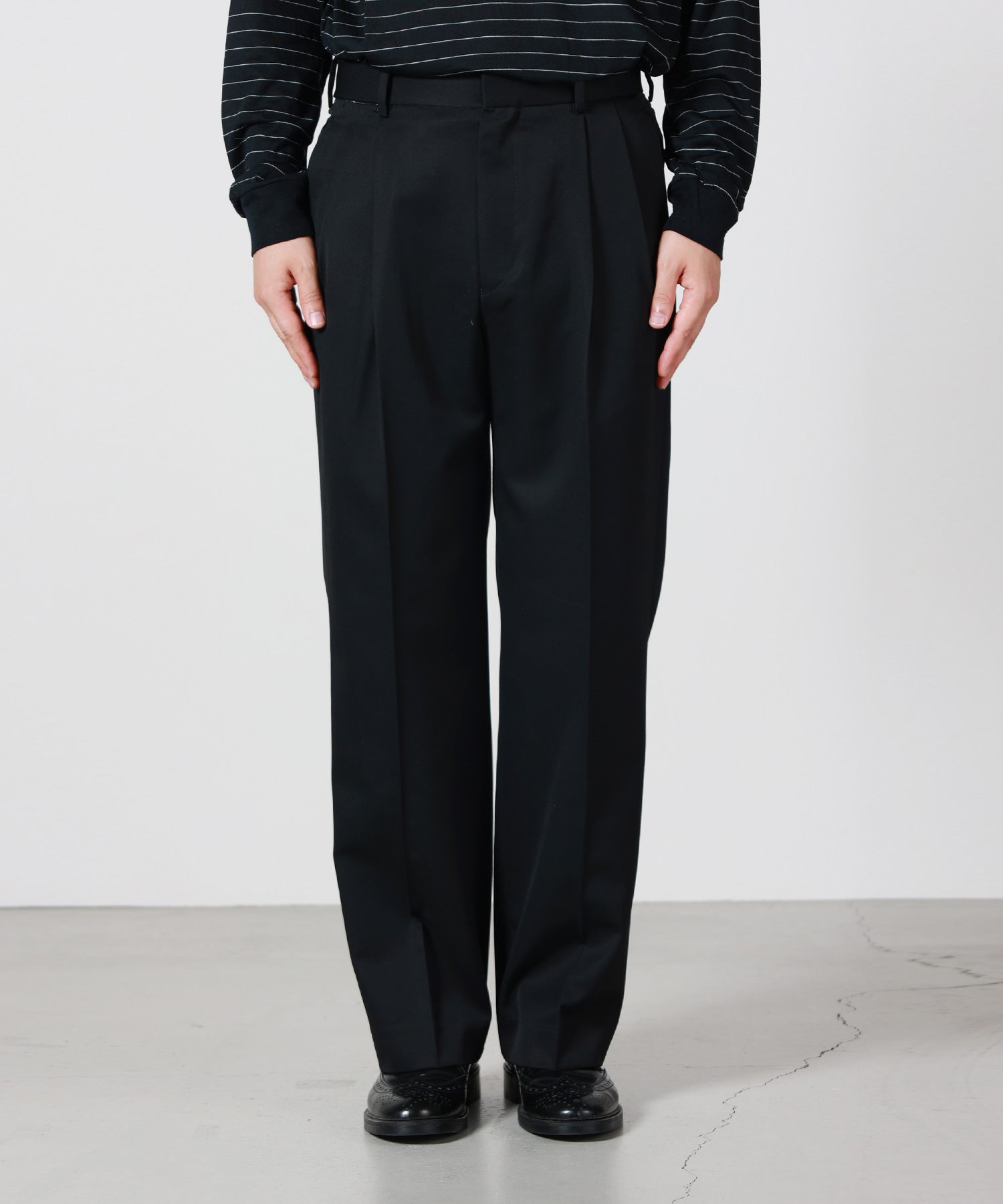 MARKAWARE(マーカウェア)】 Organic Wool 2/80 Gabardine Double