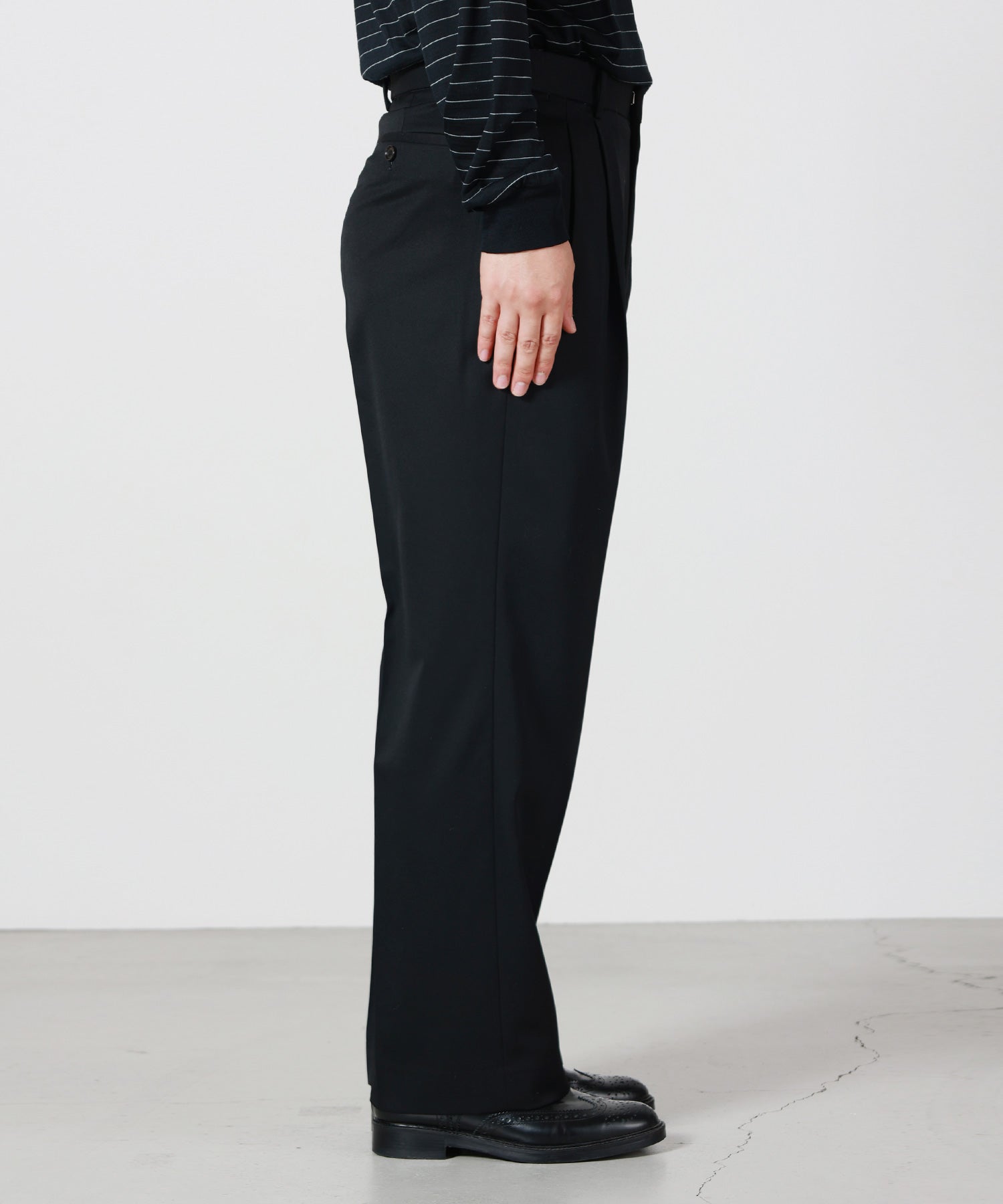 MARKAWARE(マーカウェア)】 Organic Wool 2/80 Gabardine Double