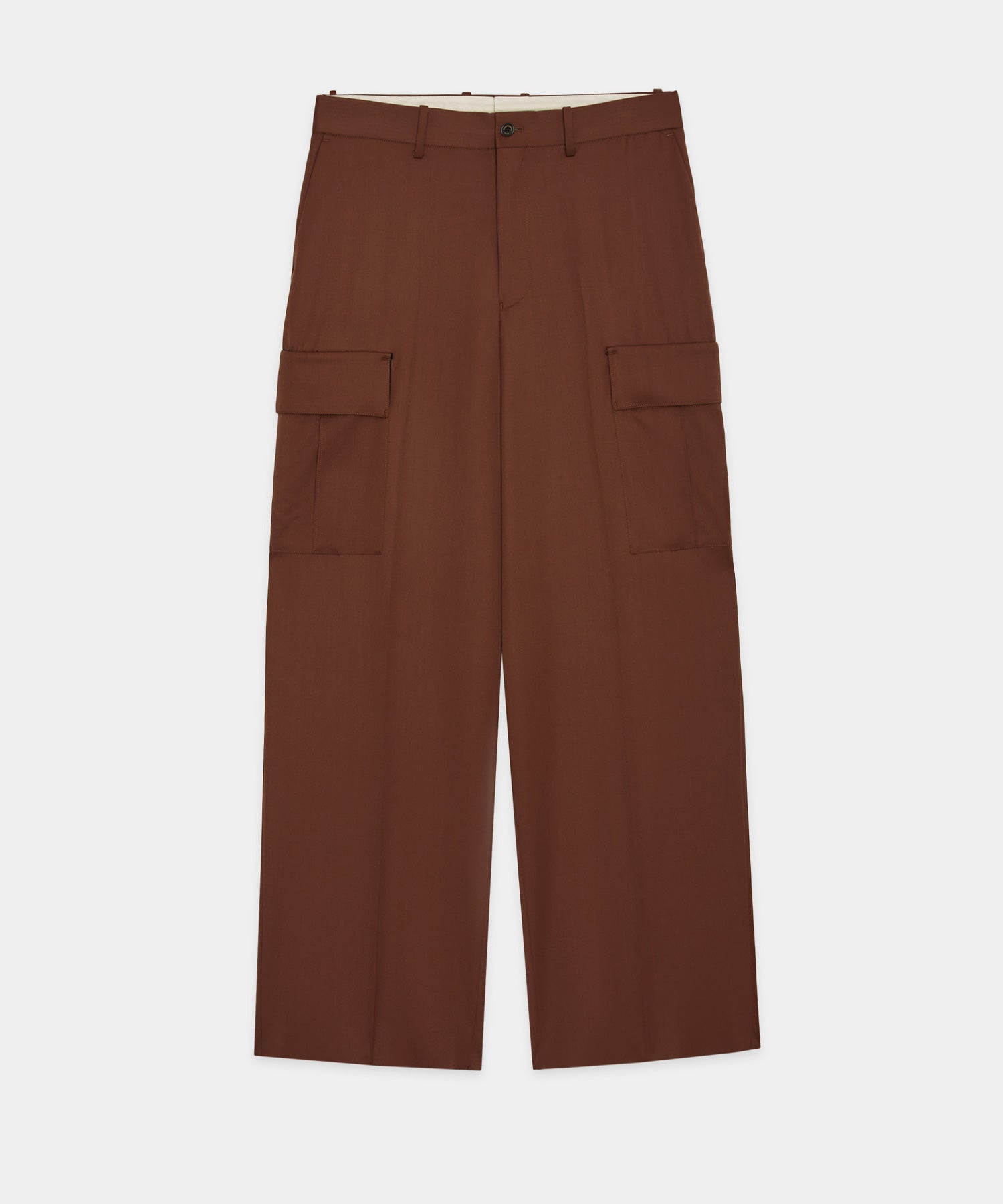 MARKAWARE(マーカウェア)】 Organic Wool 2/80 Gabardine Flat Front