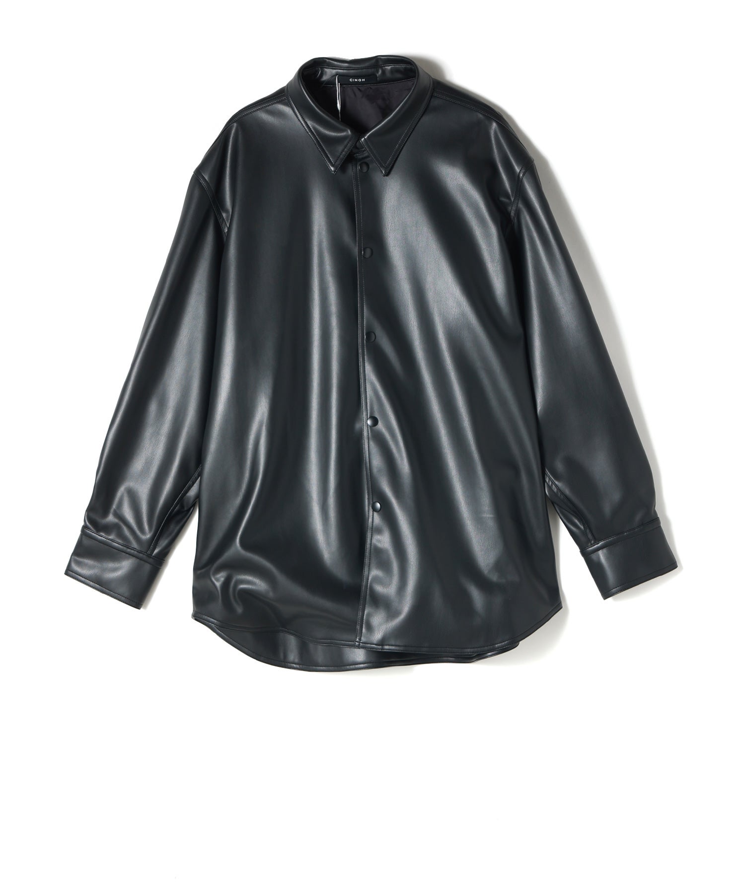 CINOH(チノ)】 SYNTHETIC LEATHER SHIRT｜PARIGOT ONLINE（パリゴ
