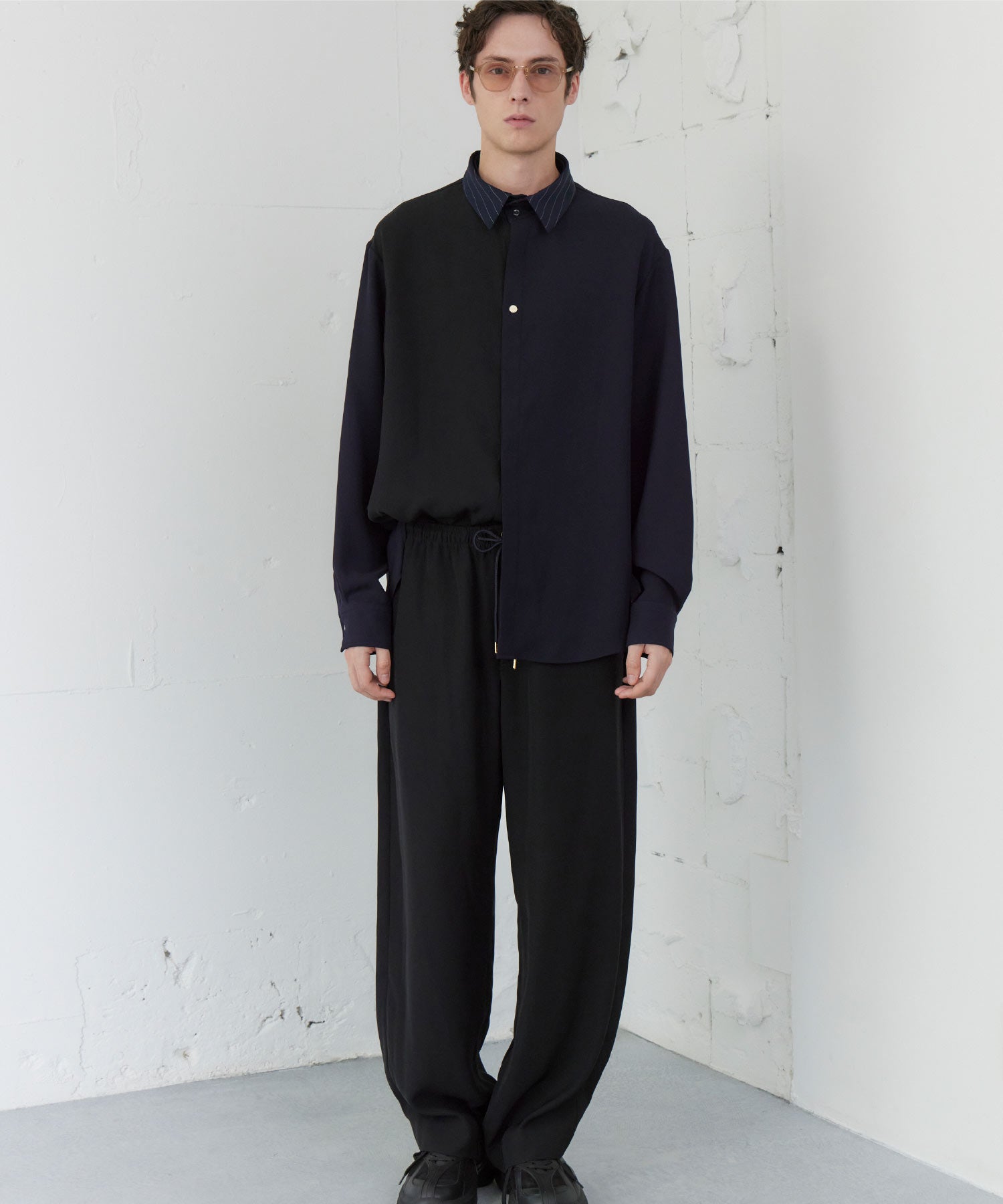 CULLNI(クルニ)】 PARIGOT別注 Double Cloth Drawstring Wide Pants