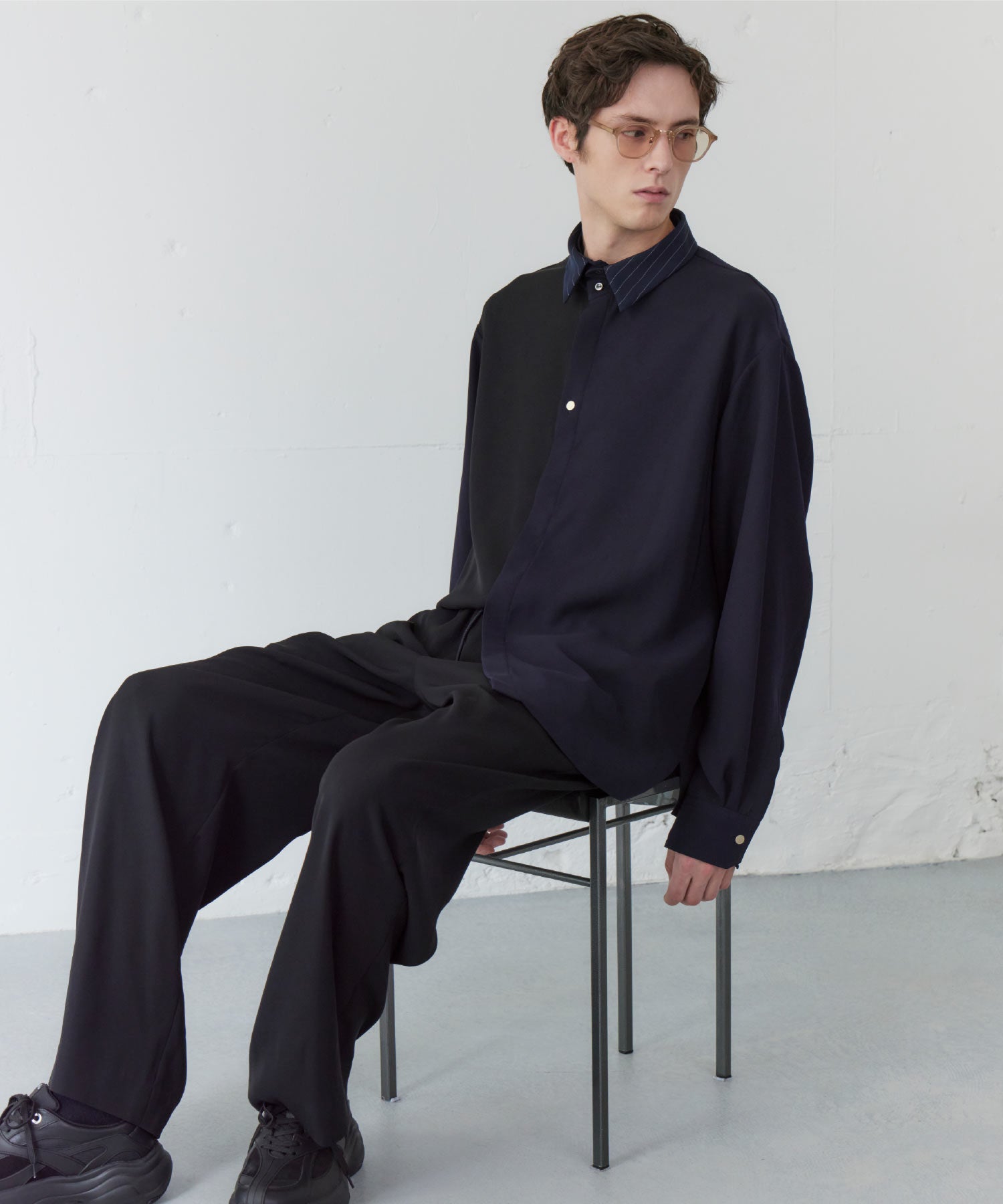 CULLNI(クルニ)】 PARIGOT別注 Double Cloth Drawstring Wide Pants