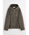 MOLE GRAY HAIRY WOOL