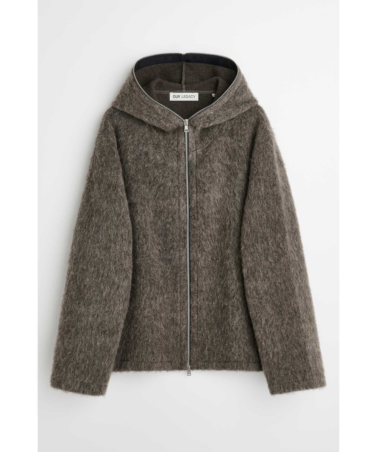 MOLE GRAY HAIRY WOOL