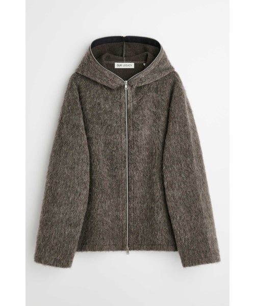 MOLE GRAY HAIRY WOOL