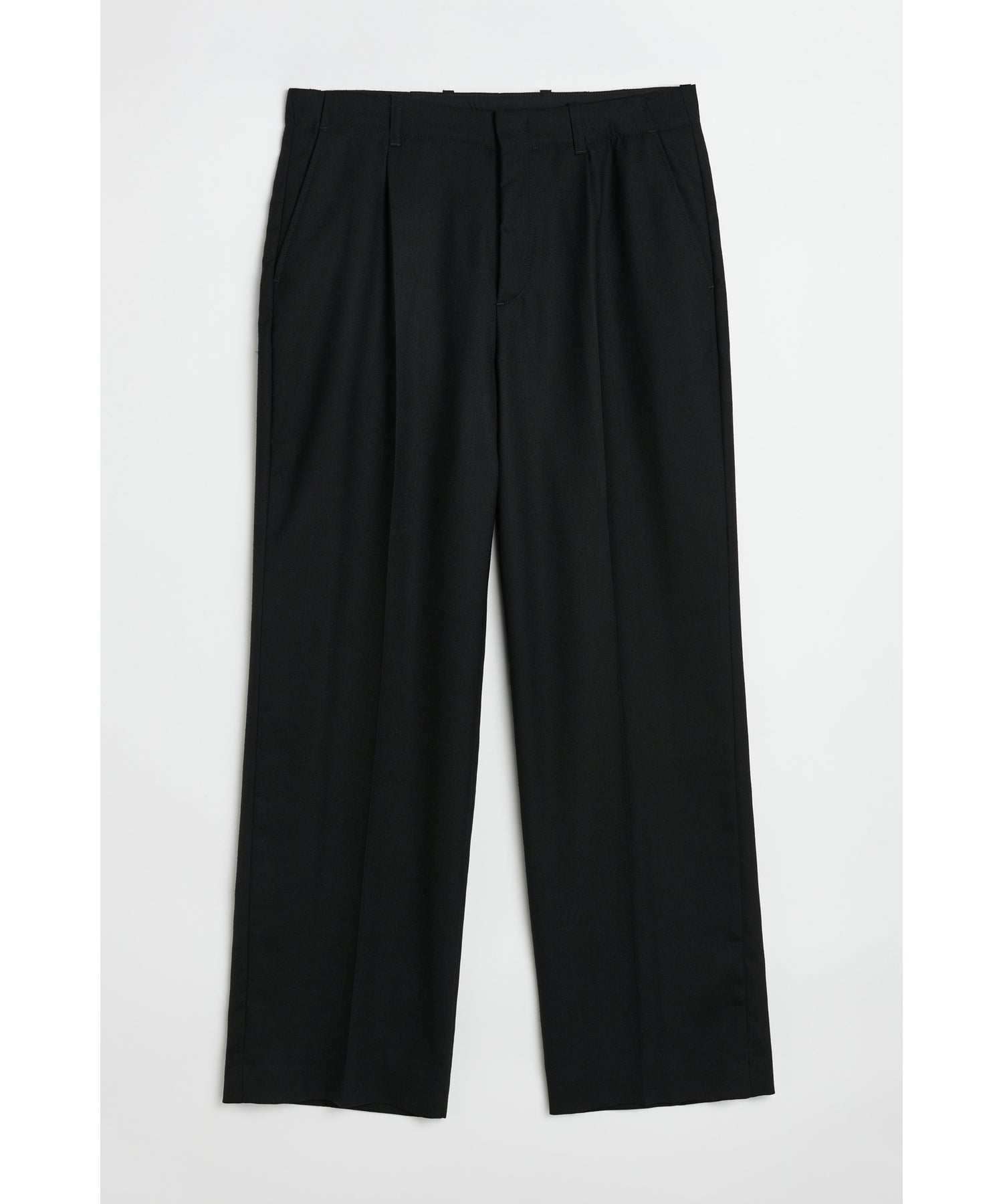 BLACK PANAMA WOOL