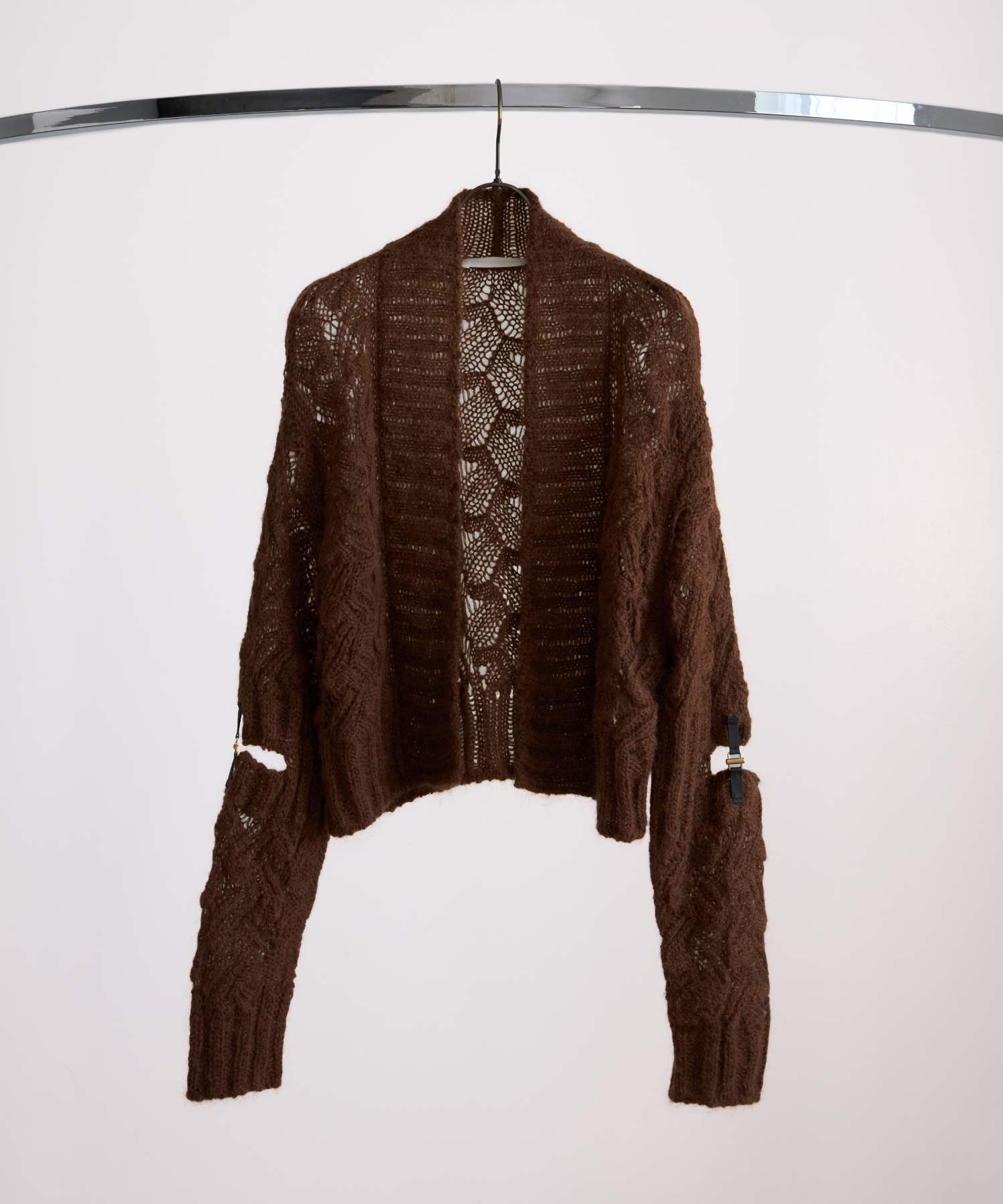 PHOTOCOPIEU(フォトコピュー)】 MOHAIR CROCHET CARDIGAN｜PARIGOT
