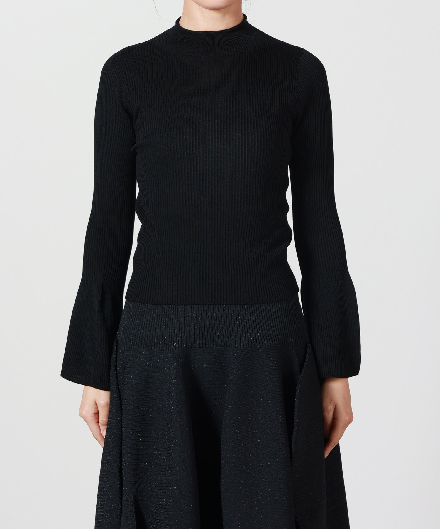 CFCL(シーエフシーエル)】 SOFT PORTRAIT GLITTER LONG BELL SLEEVE
