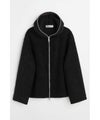 BLACK HAIRY WOOL
