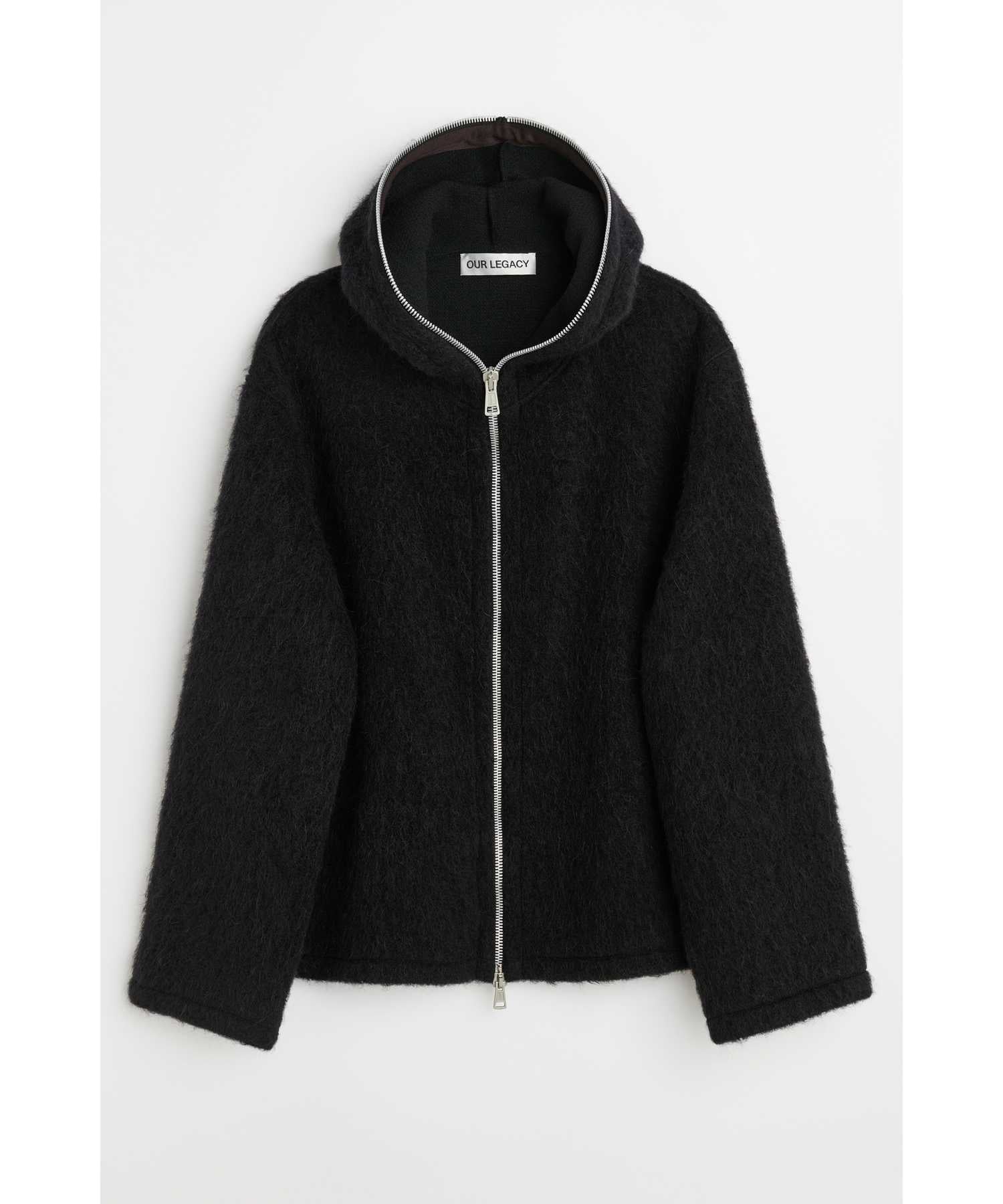 BLACK HAIRY WOOL