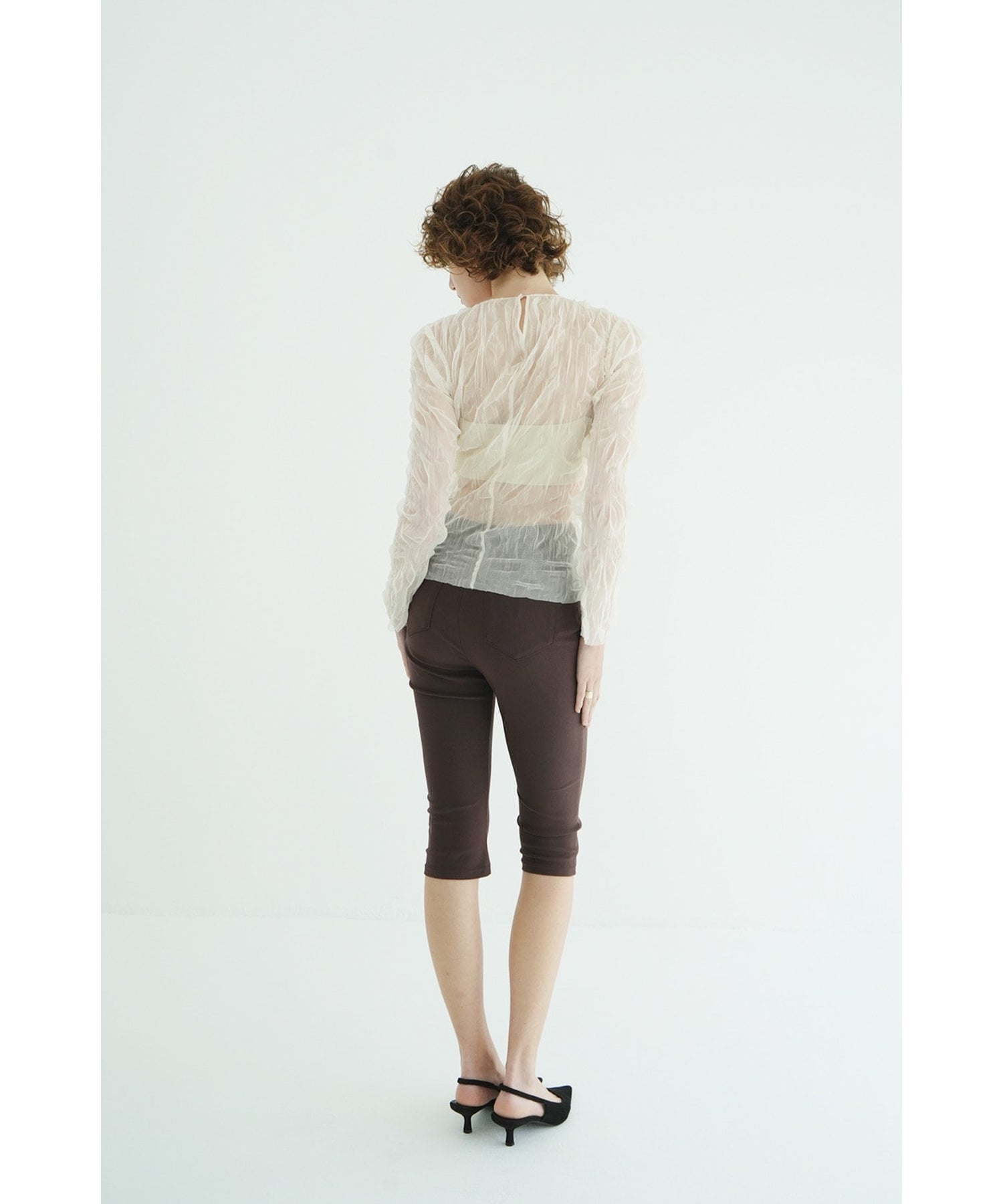 CLANE(クラネ)】 STRETCH RIB CAPRI PANTS｜PARIGOT ONLINE（パリゴ