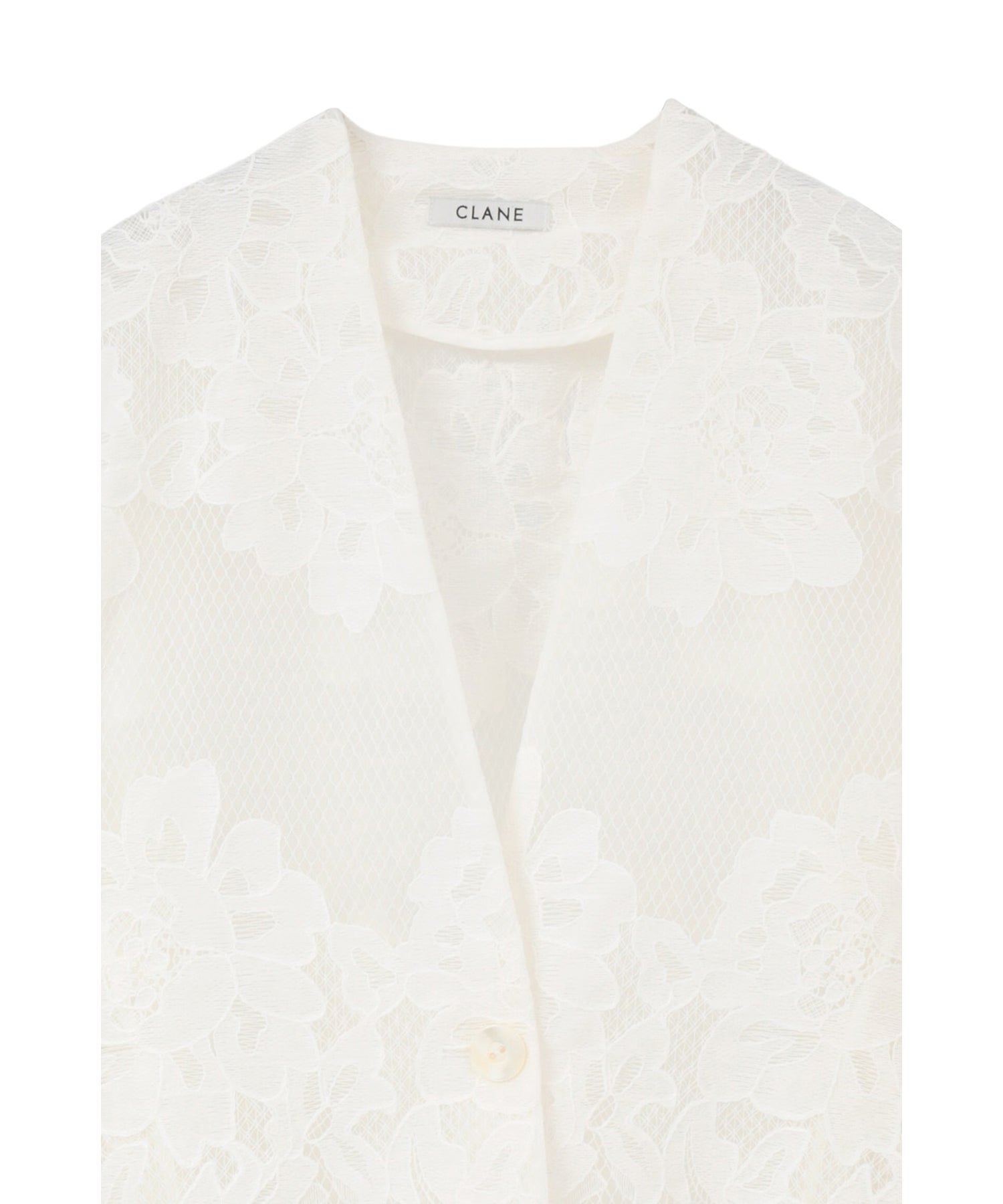CLANE(クラネ)】 FLOWER LACE WIDE SHIRT JACKET｜PARIGOT ONLINE
