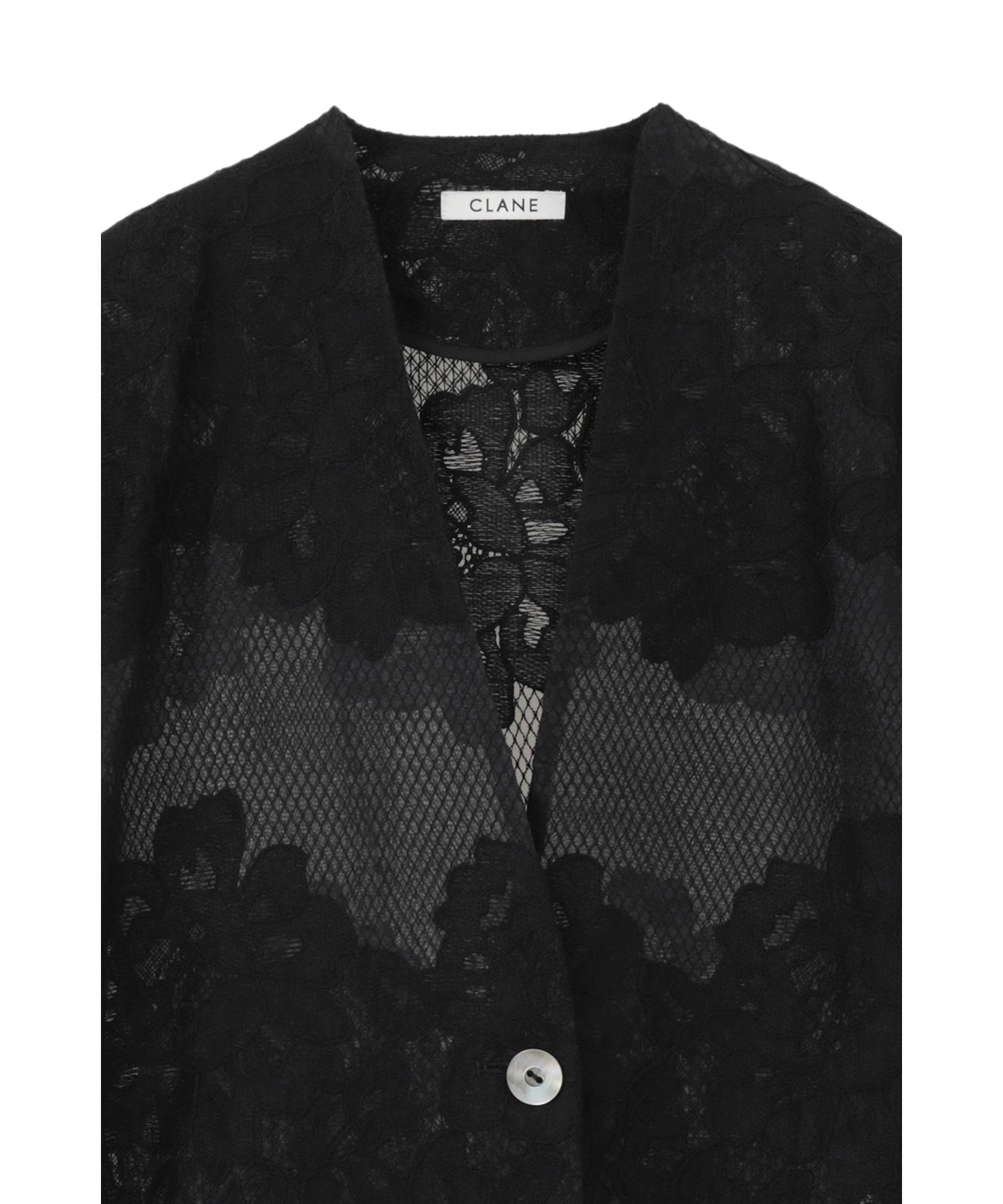 CLANE(クラネ)】 FLOWER LACE WIDE SHIRT JACKET｜PARIGOT ONLINE
