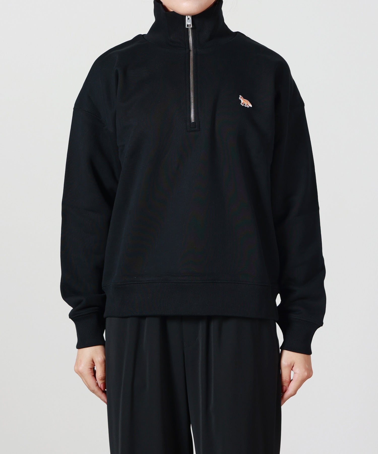 MAISON KITSUNE(メゾンキツネ)】 ベイビー フォックス ハーフジップ