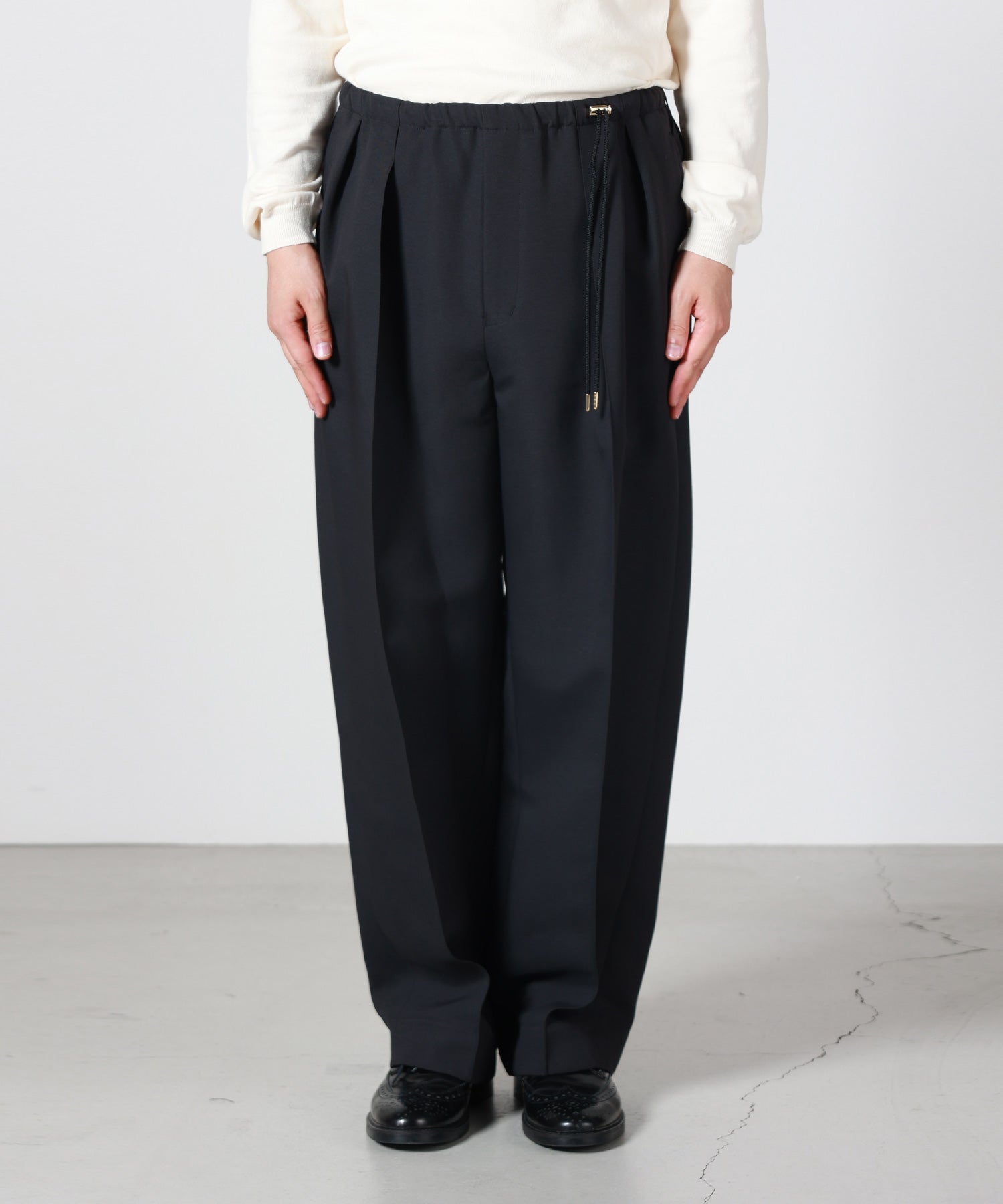 CULLNI(クルニ)】 Structured Twill Double Cloth Pintuck 2Tuck