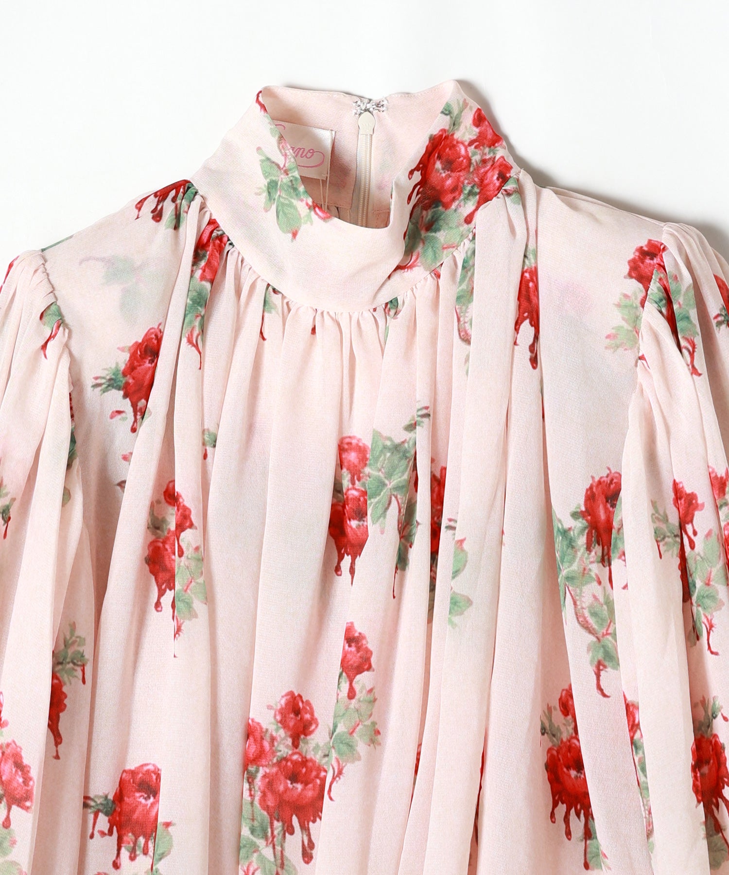 VIVIANO(ヴィヴィアーノ)】 Printed Drape Blouse｜PARIGOT ONLINE