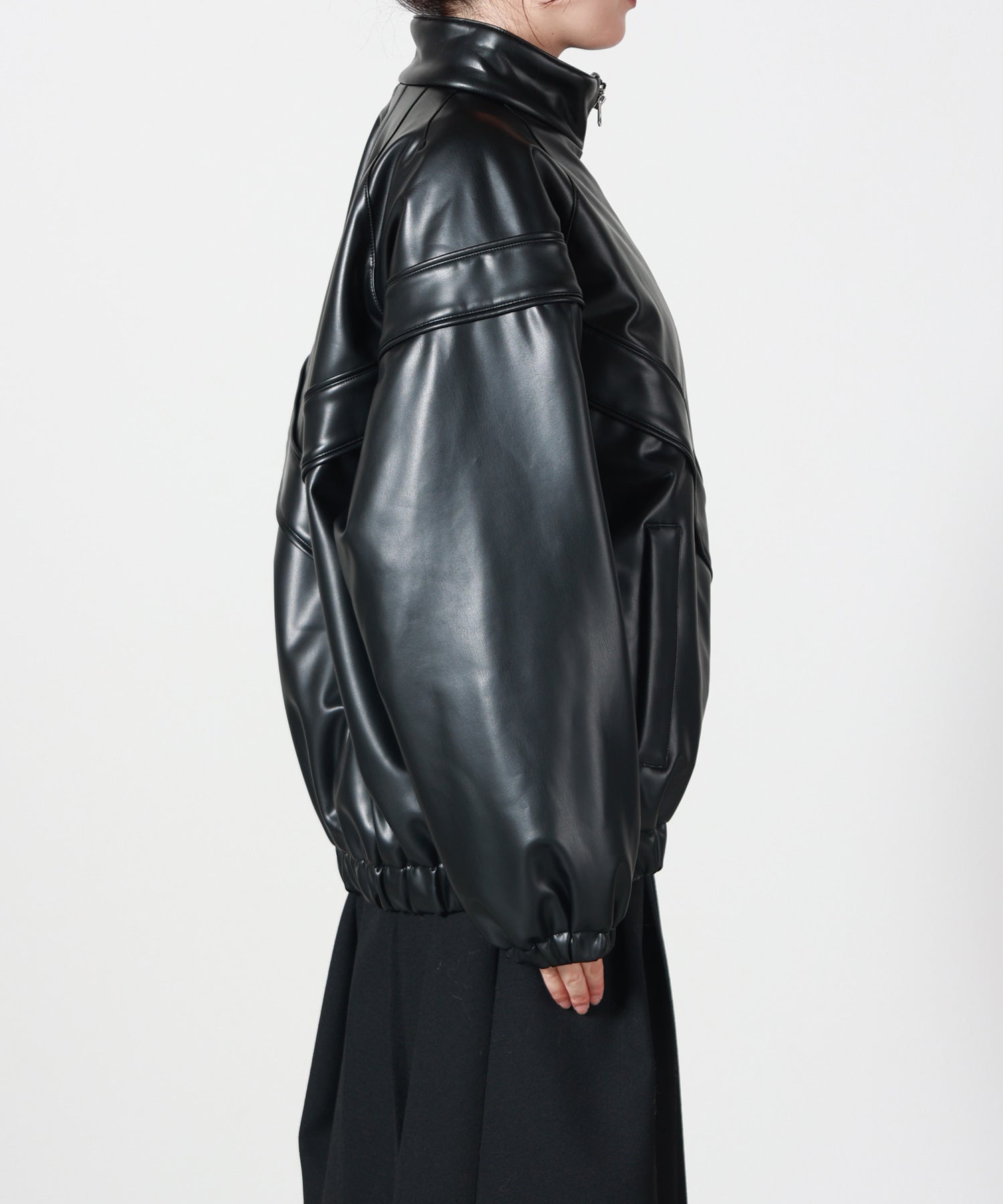 HYKE(ハイク)】 ≪GENDERLESS≫FAUX LEATHER JACKET｜PARIGOT ONLINE