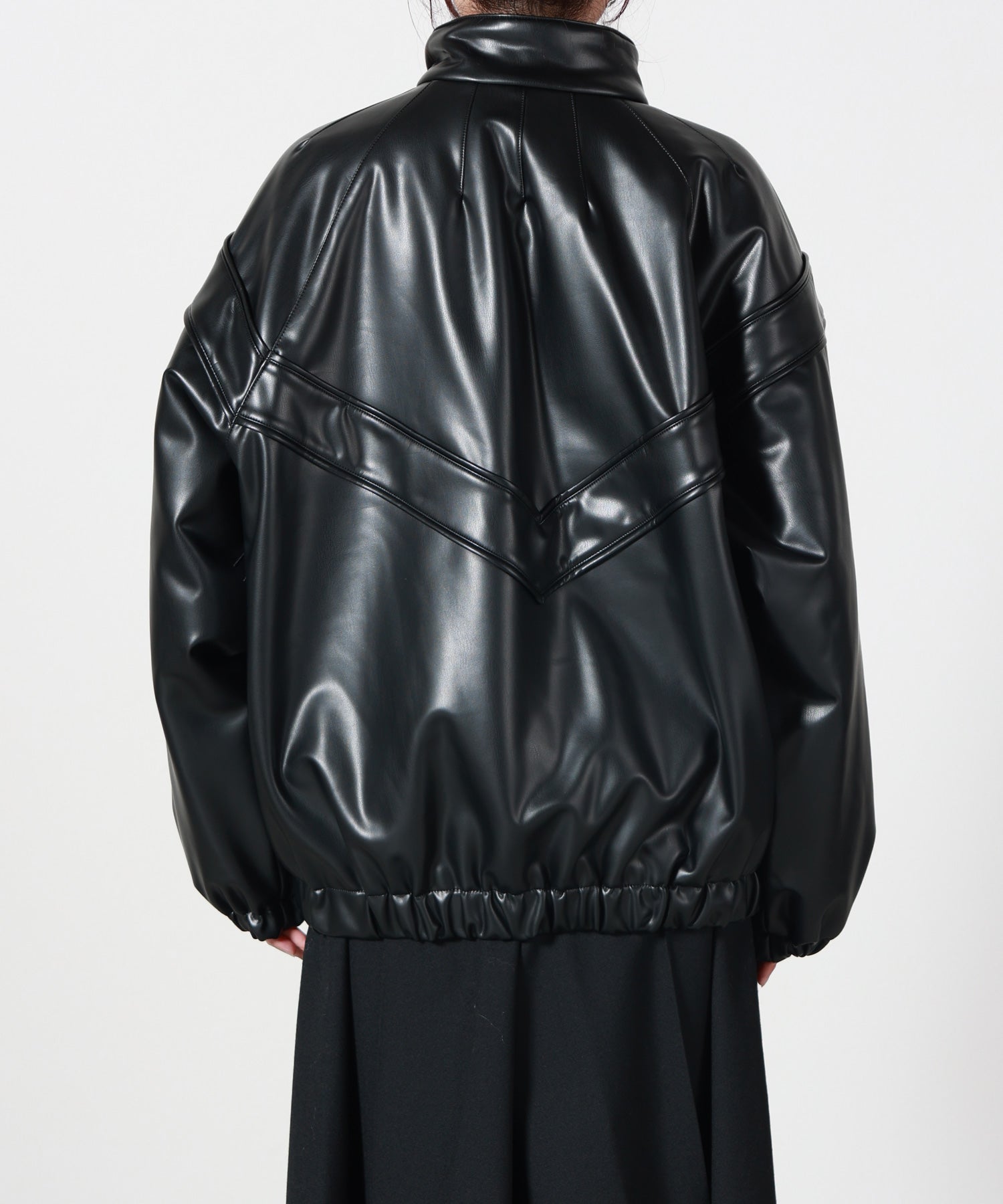 HYKE(ハイク)】 ≪GENDERLESS≫FAUX LEATHER JACKET｜PARIGOT ONLINE