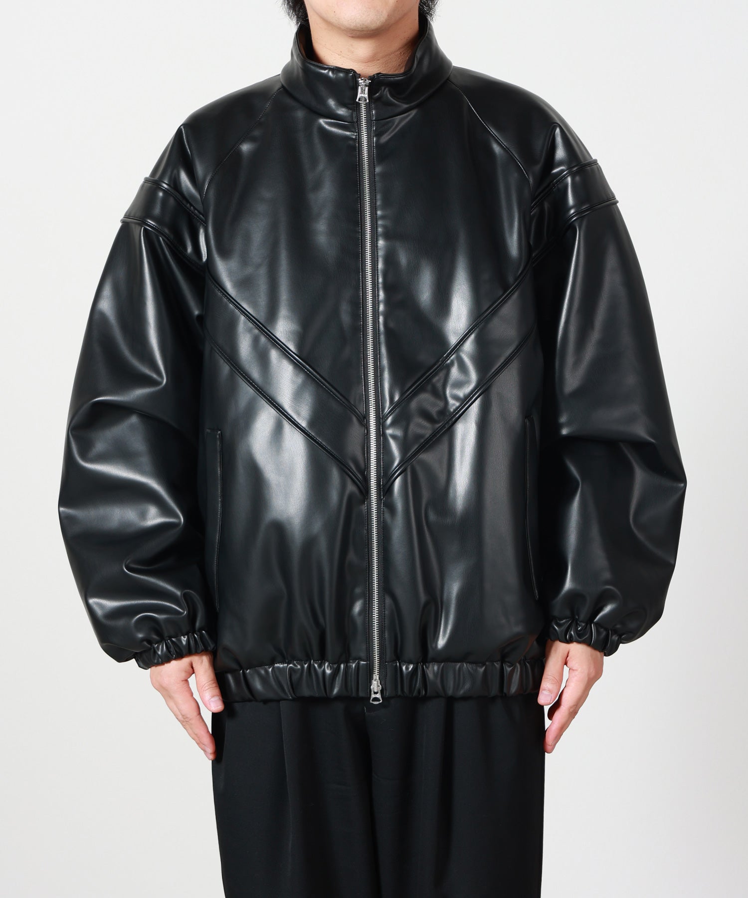 HYKE(ハイク)】 ≪GENDERLESS≫FAUX LEATHER JACKET｜PARIGOT ONLINE